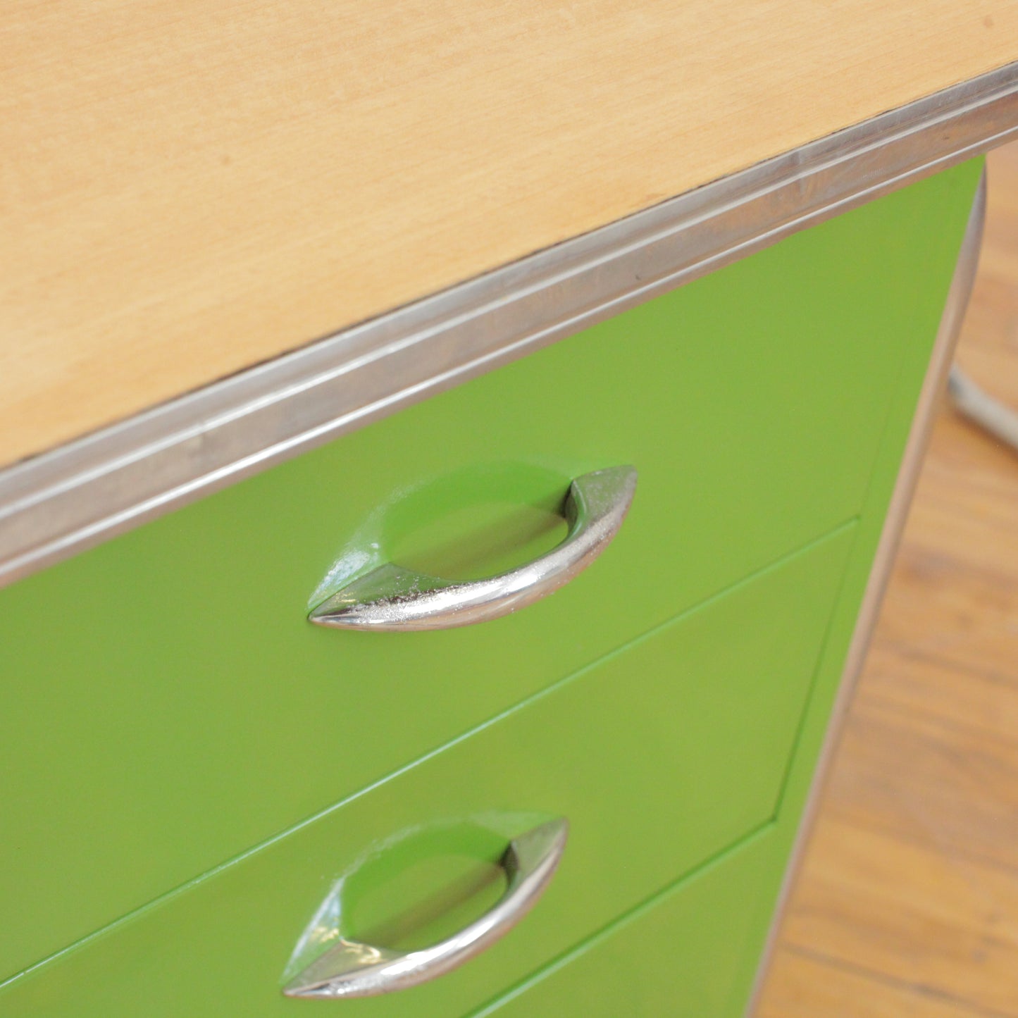 1950s Tubular Steel Desk