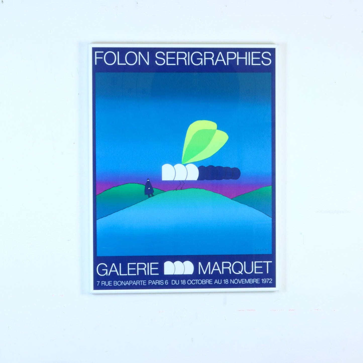 1972 Folon Exhibition Silkscreen