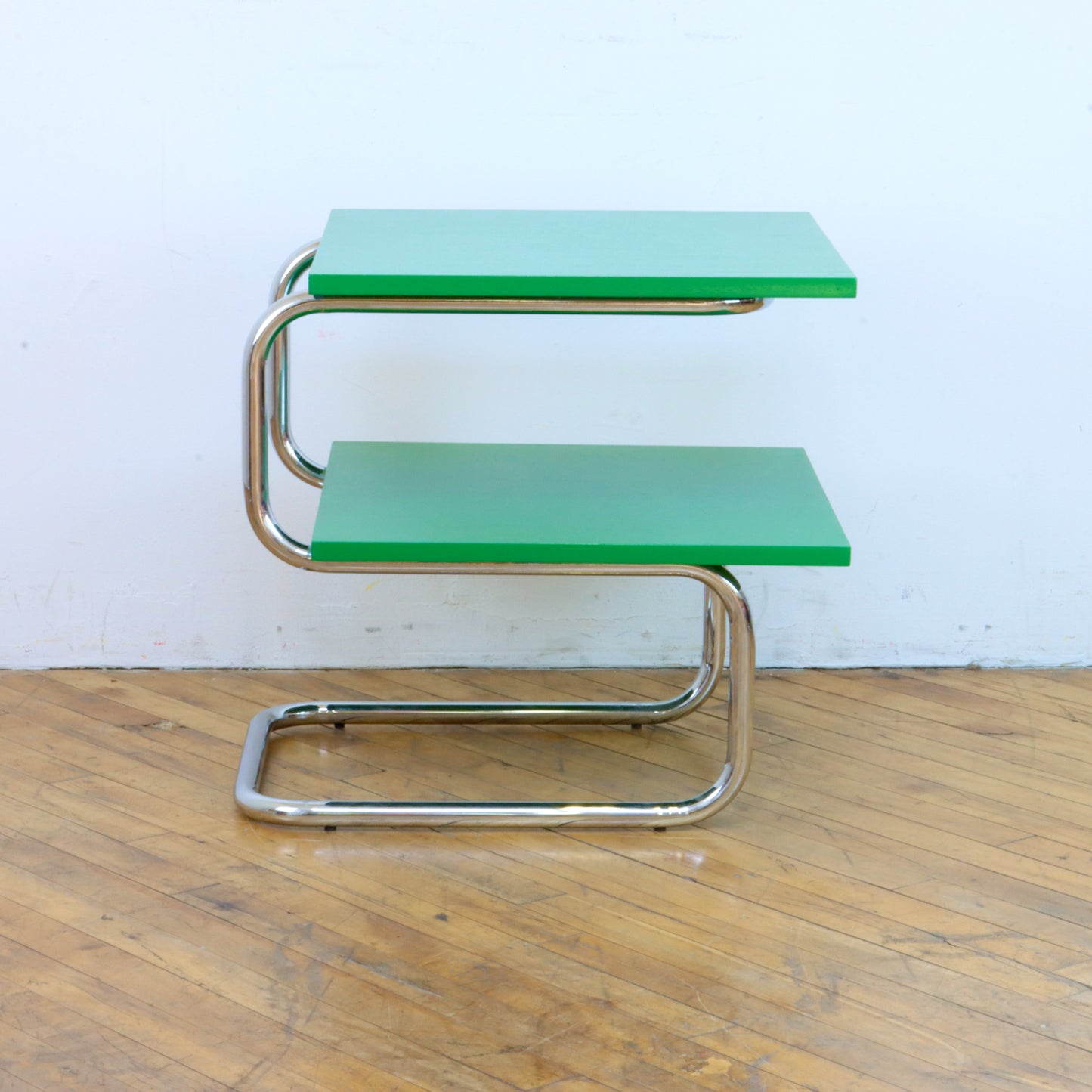 Pair of Bauhaus Style Tables After Hynek Gottwald