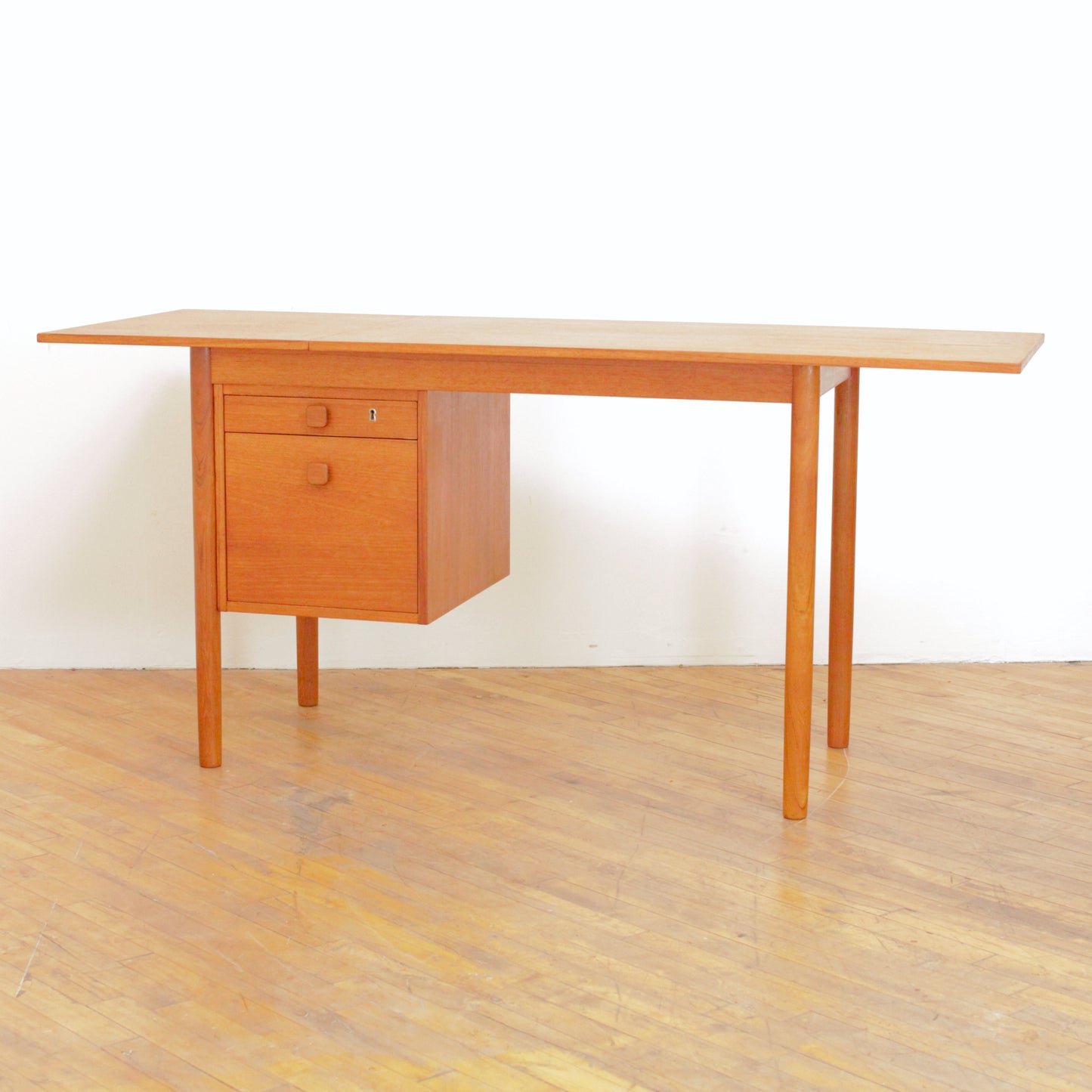 Domino Møbler Teak Drop Leaf Desk