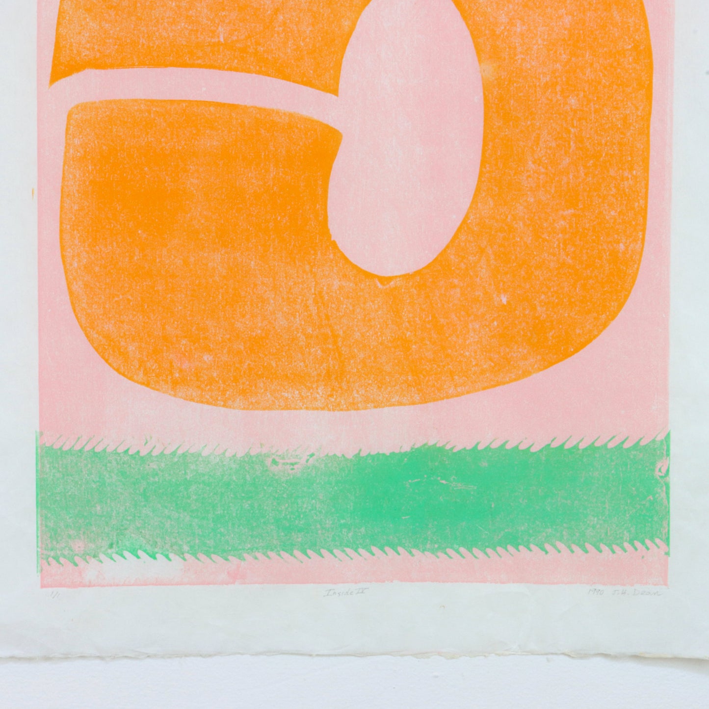 1990 Relief Print by Joyce Dean