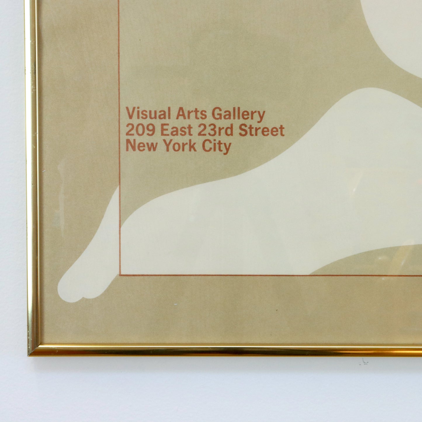 1970 Milton Glaser "Big Nudes" Exhibition Poster.