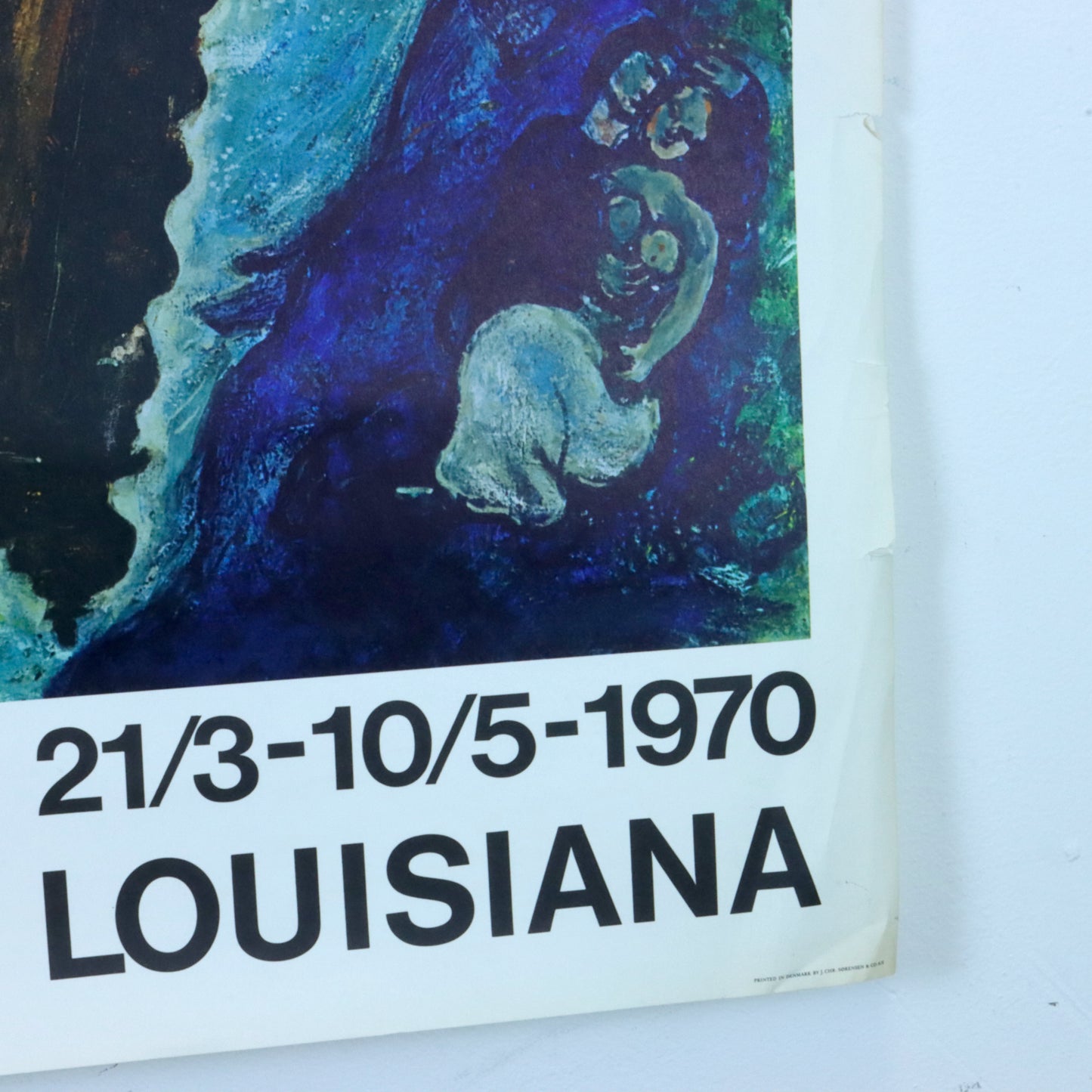 1970 Chagall Exhibition Poster
