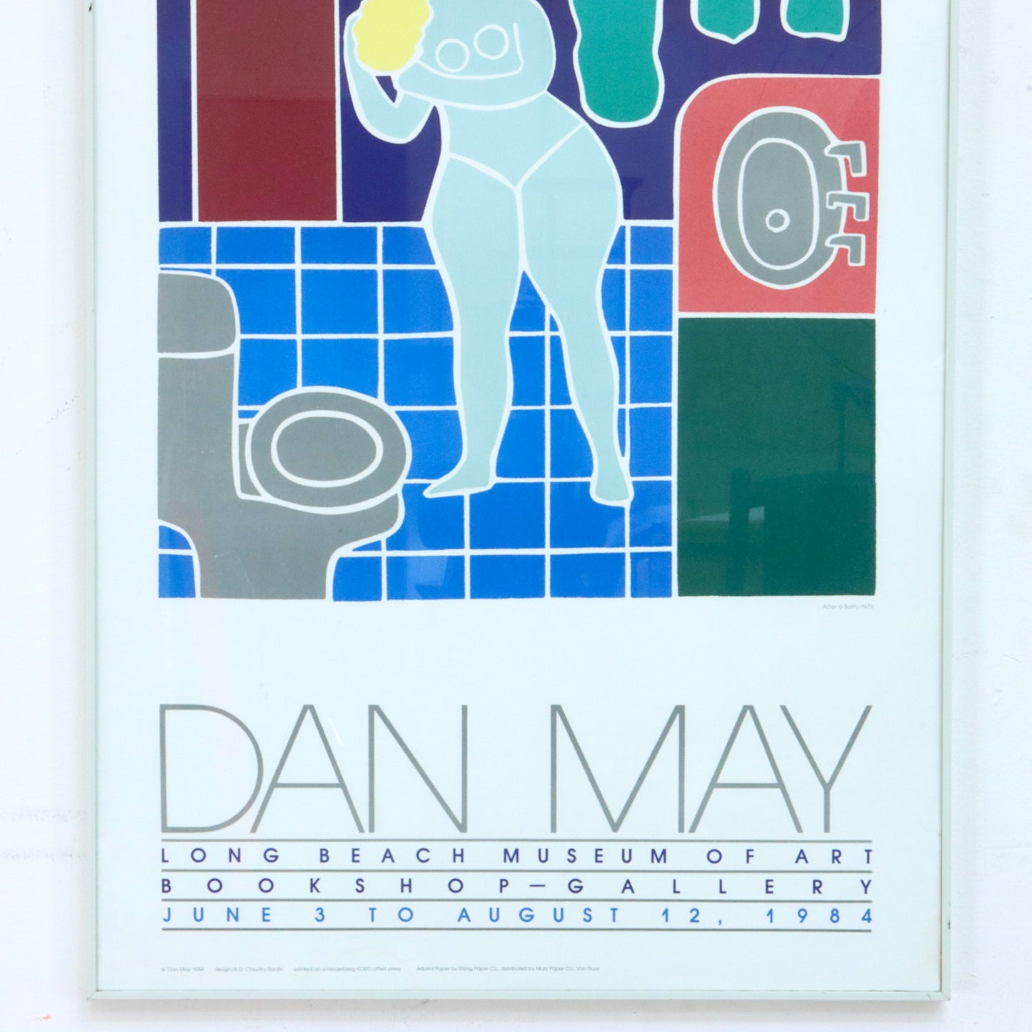 1984 Dan May Exhibition Poster