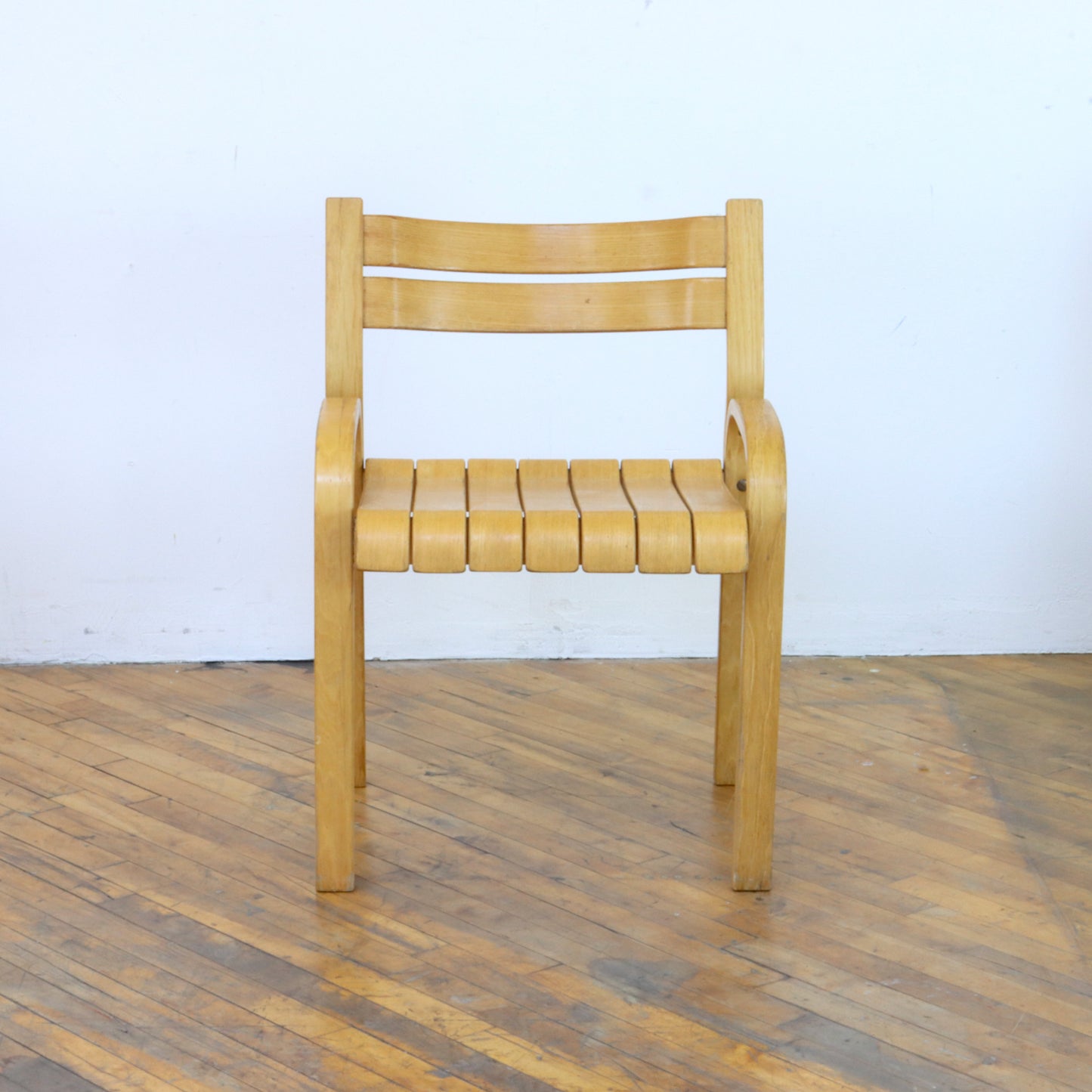 Unusual Vintage Molded Plywood Dining Chairs