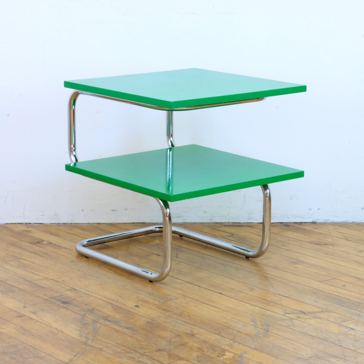 Pair of Bauhaus Style Tables After Hynek Gottwald