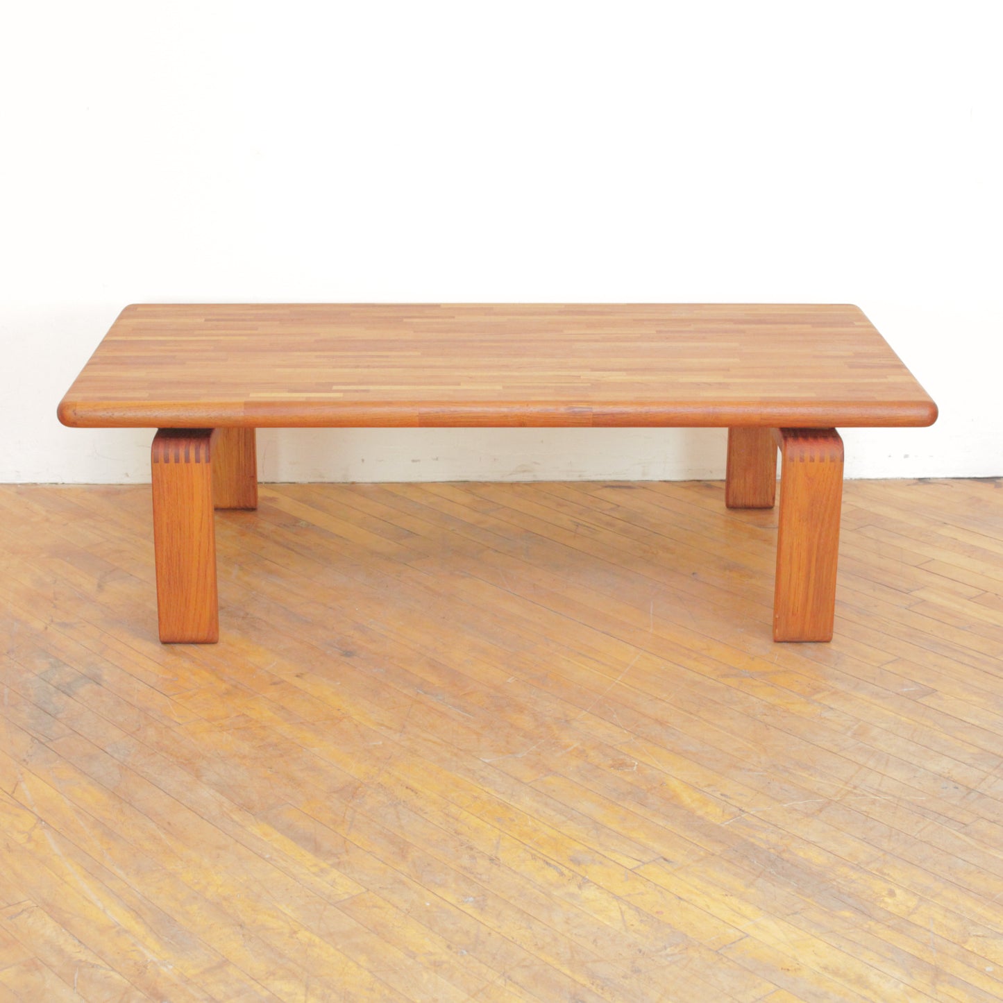 Vintage Solid Teak Coffee Table