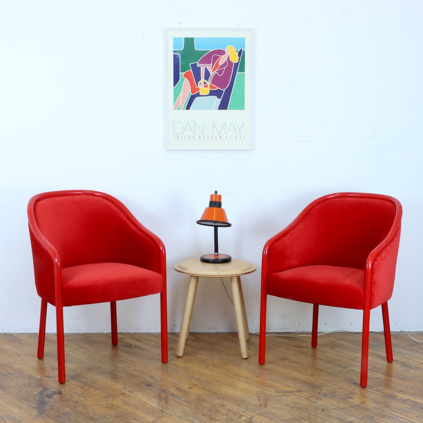 1980s Dan May Exhibition Poster