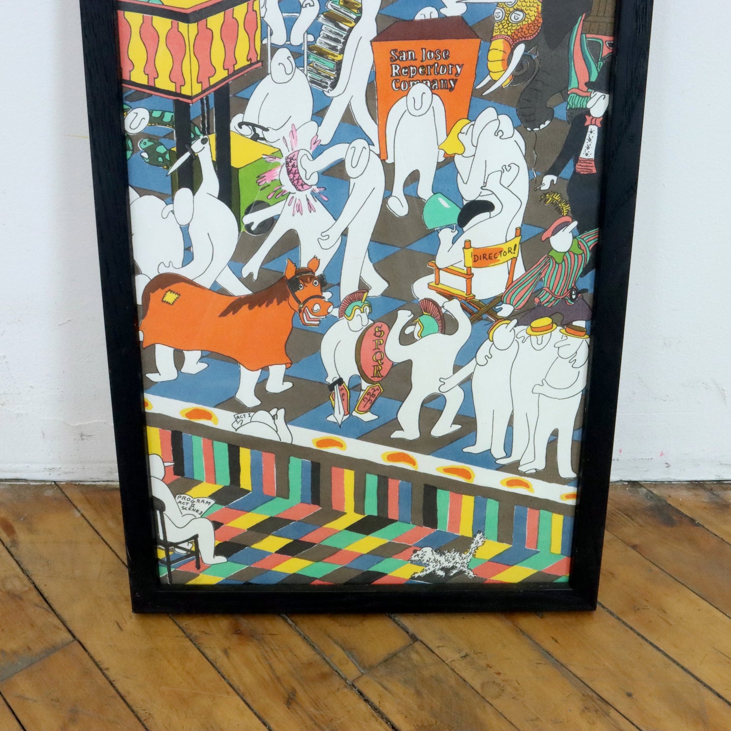 Vintage San Jose Repertory Company Print