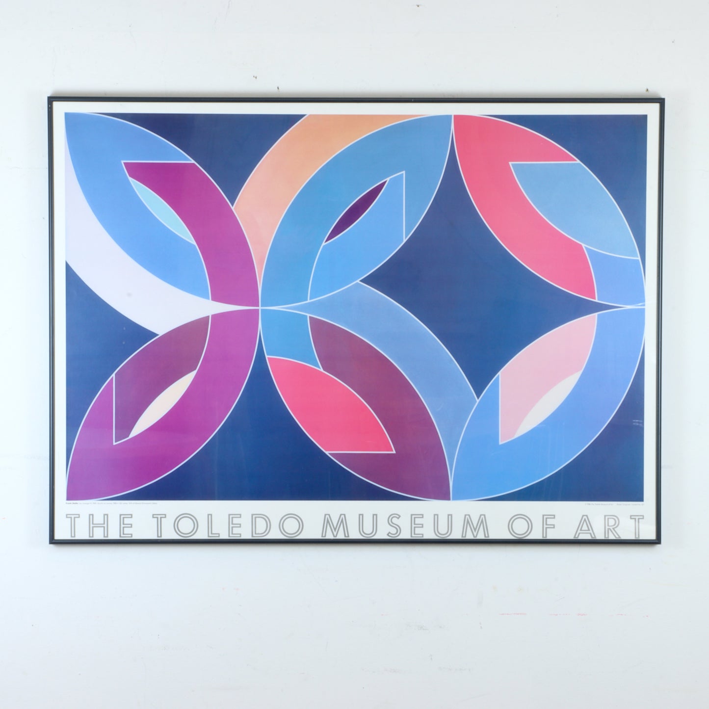 Large 1986 Frank Stella Exhibiton Poster