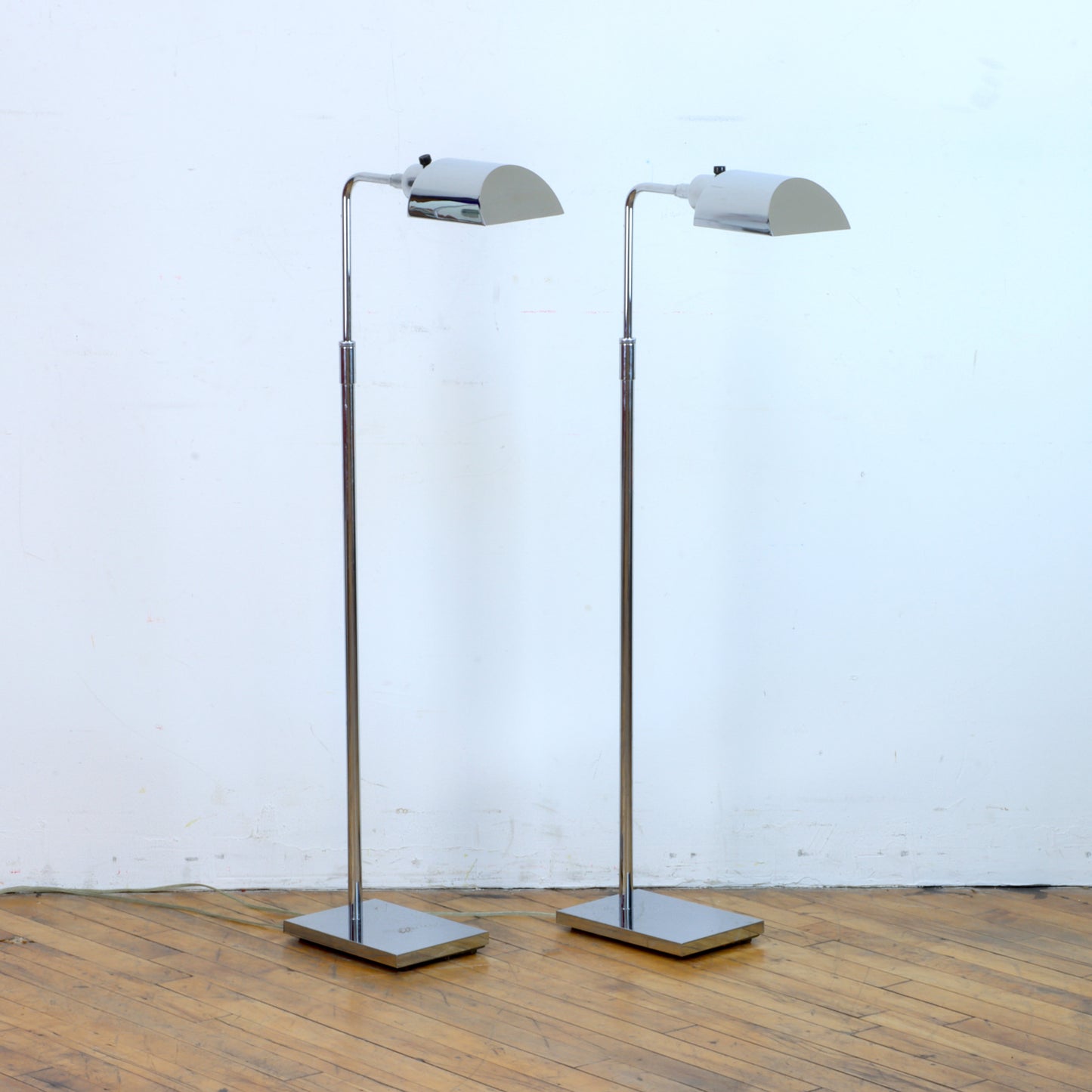 Pair of Vintage Koch and Lowy Omi Floor Lamps