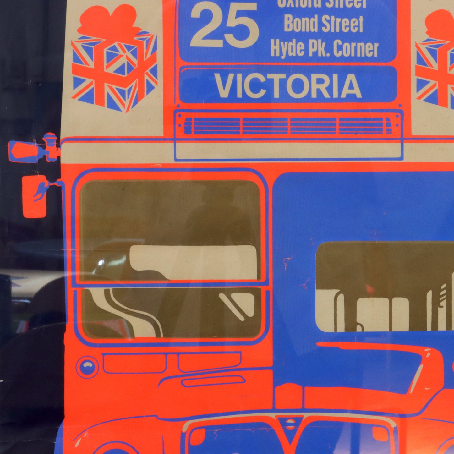 1960s British Double Decker Poster