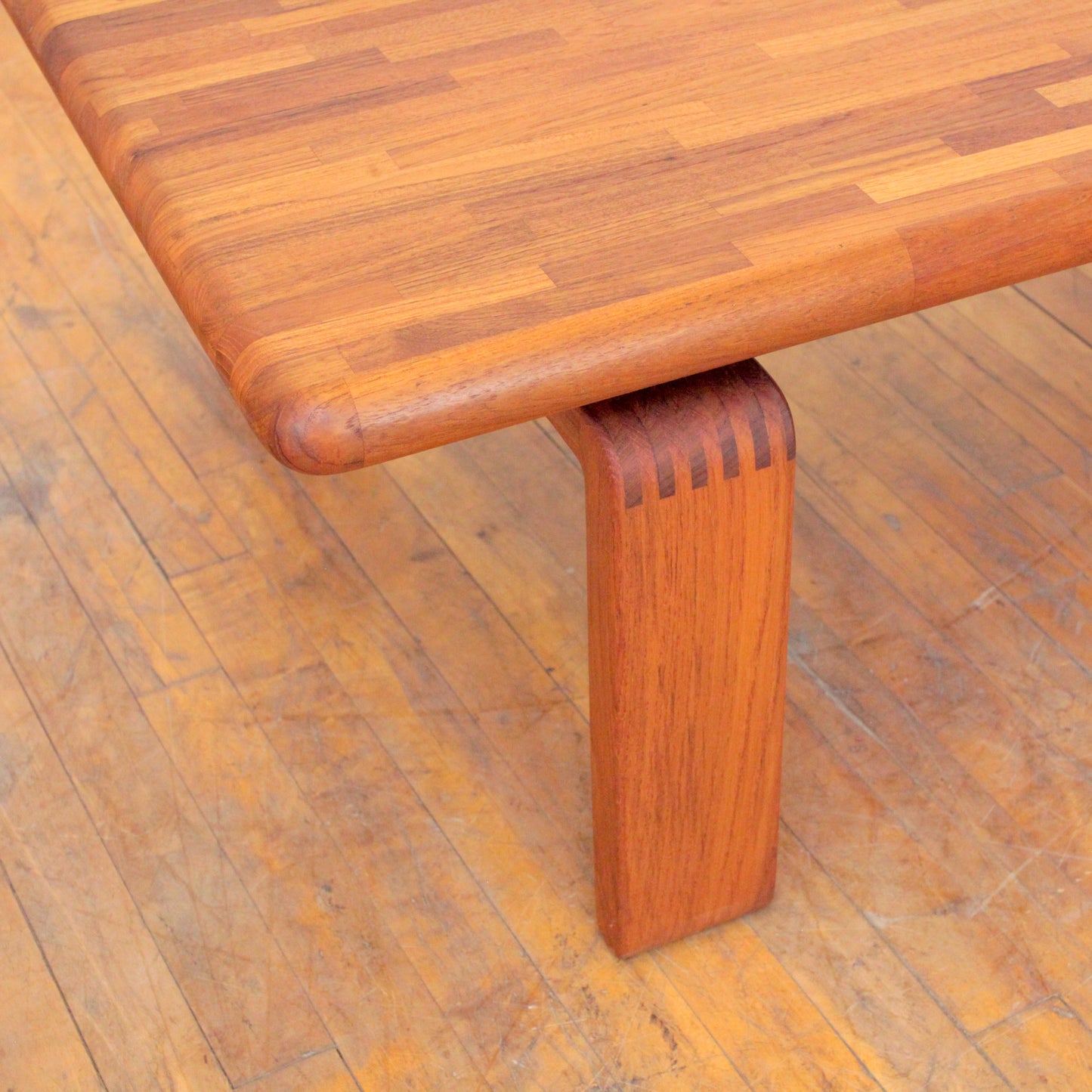Vintage Solid Teak Coffee Table