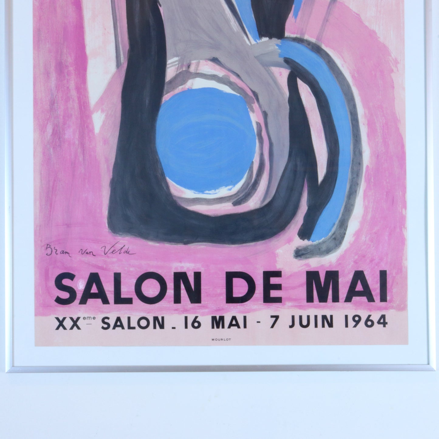 Original 1964 Bram van Velde Salon de Mai Poster