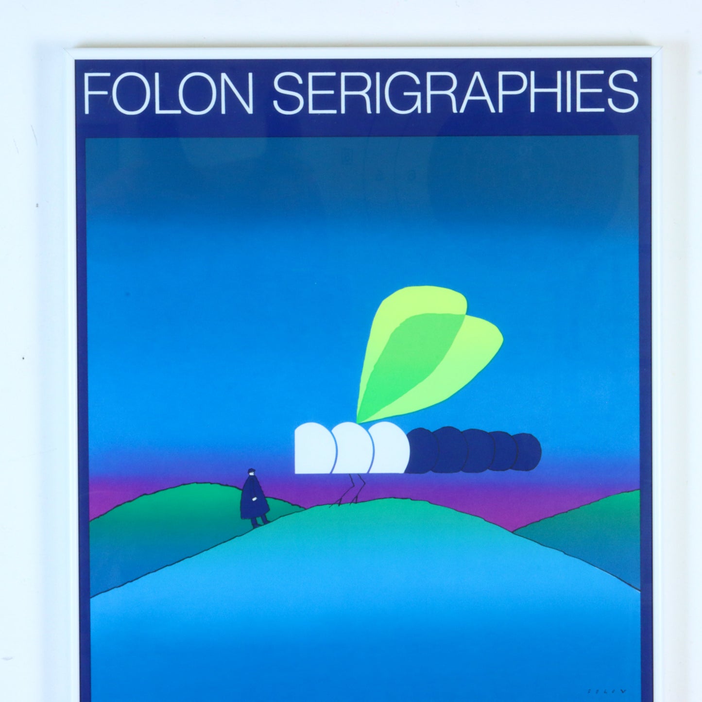 1972 Folon Exhibition Silkscreen