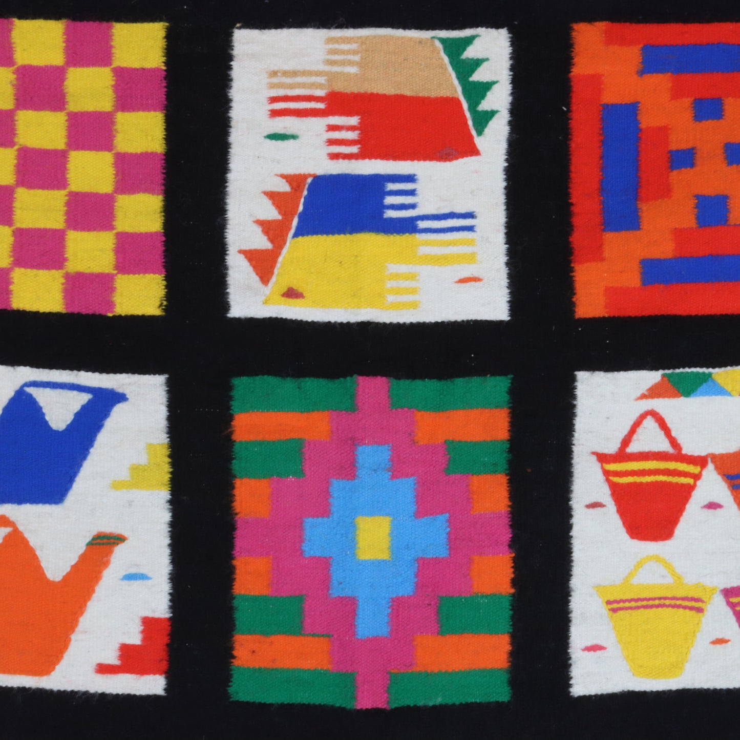 Large Colorful Peruvian Tapestry