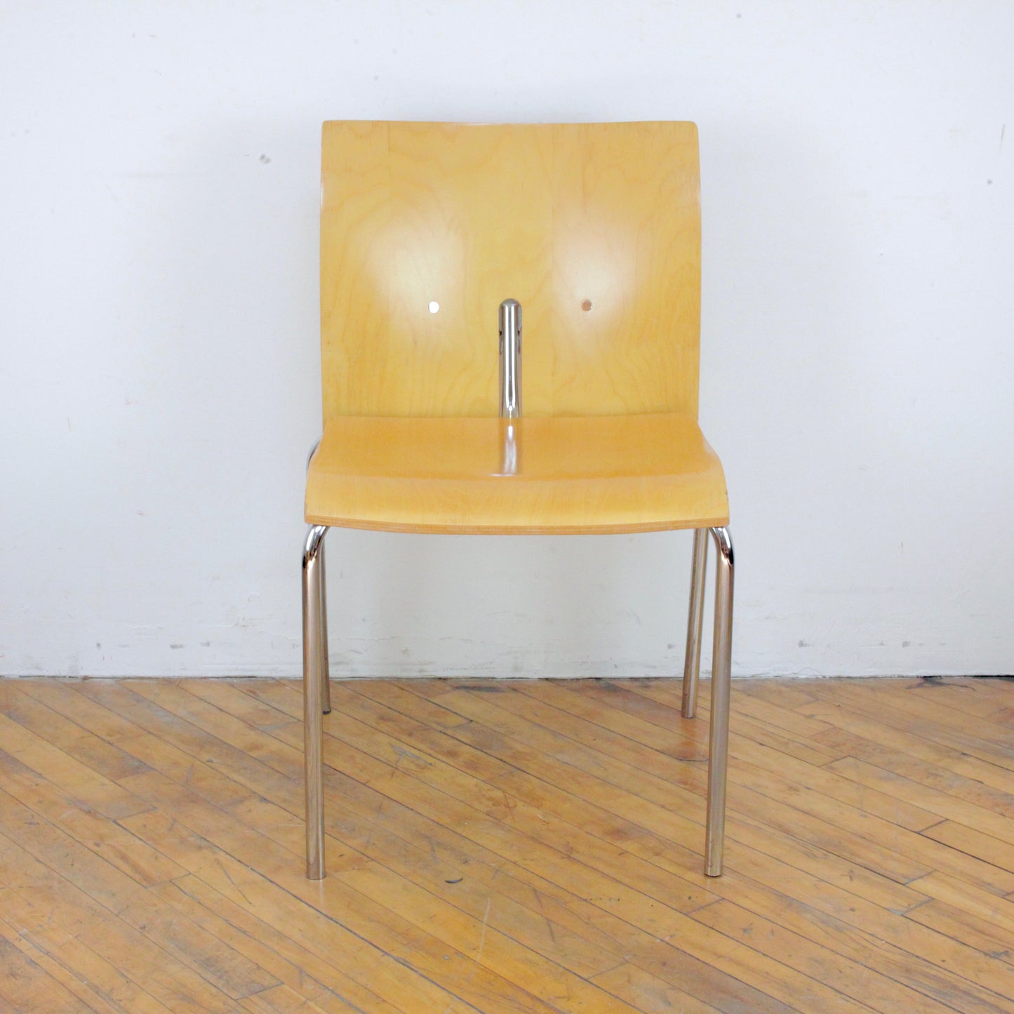 Set of 4 Postmodern Molded Ply Dining Chairs