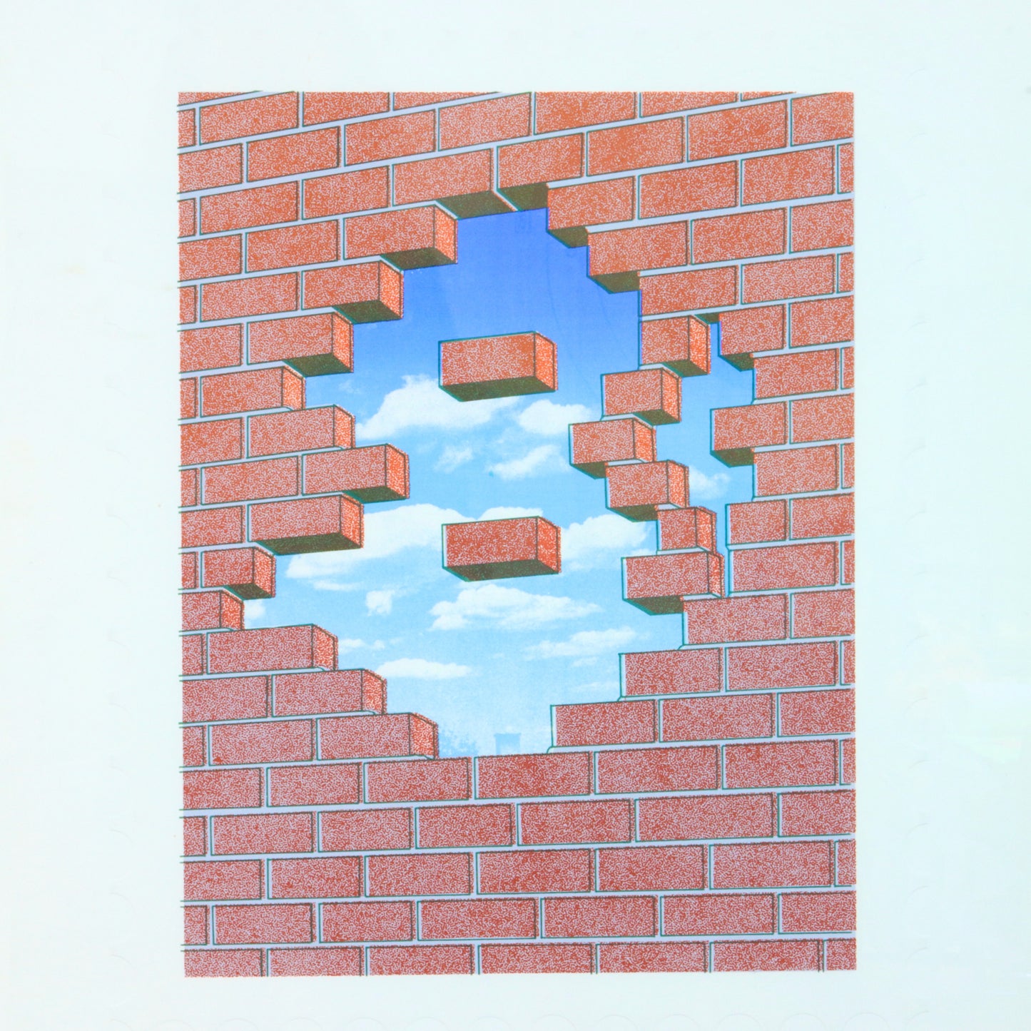 1971 Robert Fried "Non Negotiable 8's" Print