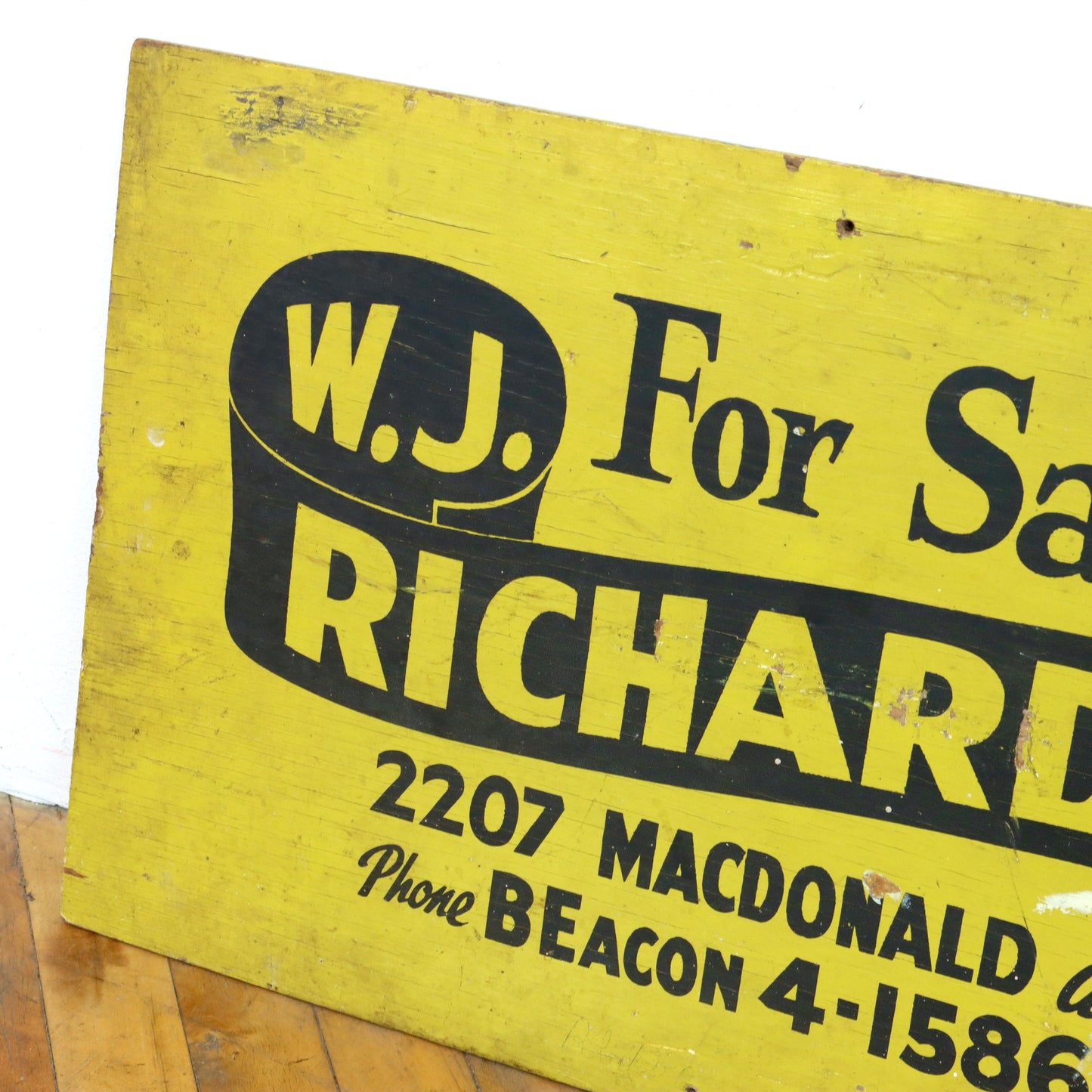 Mid Century Realtor "For Sale" Sign