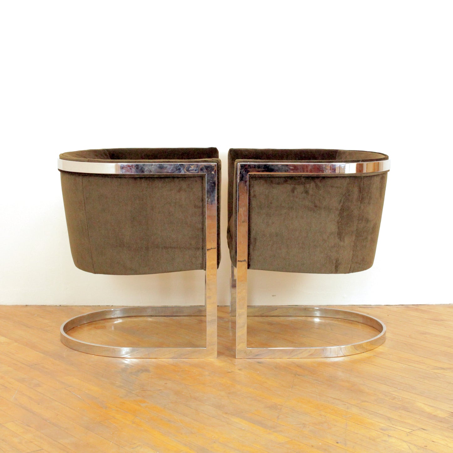 Jules Heumann Barrel Lounge Chairs