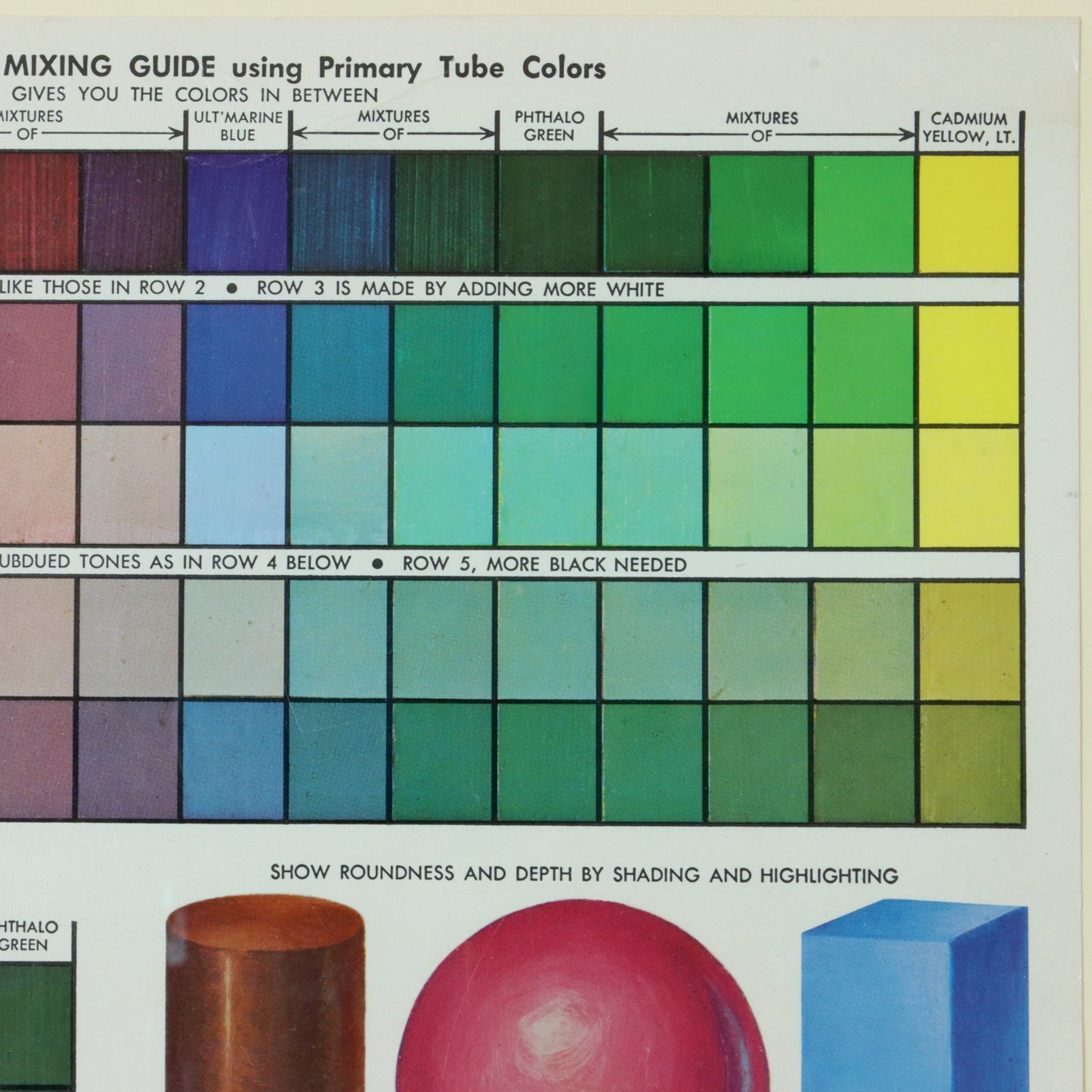 1950s Color Guide