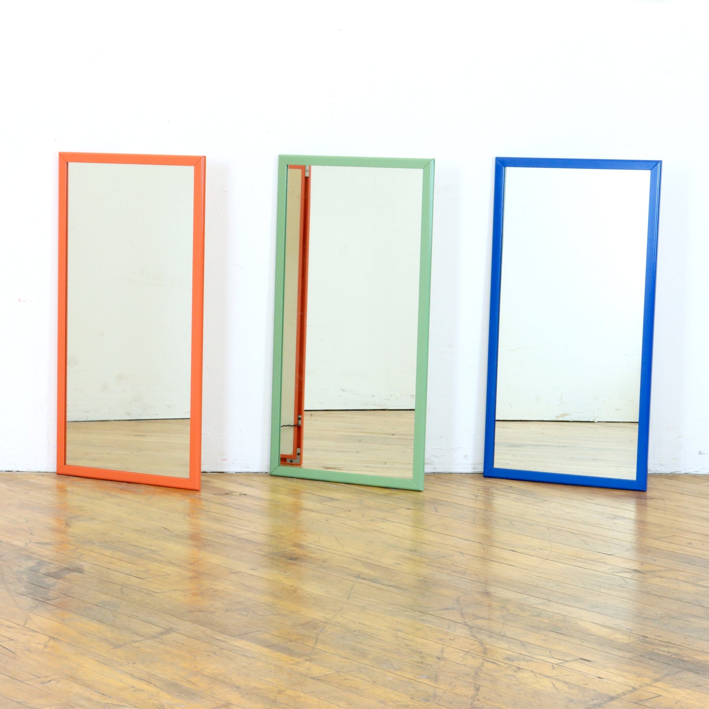 Vintage Blue Mirror