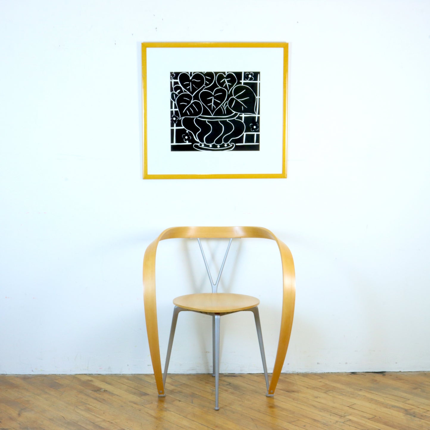 Vintage Framed Matisse "Begonia Basket" Print