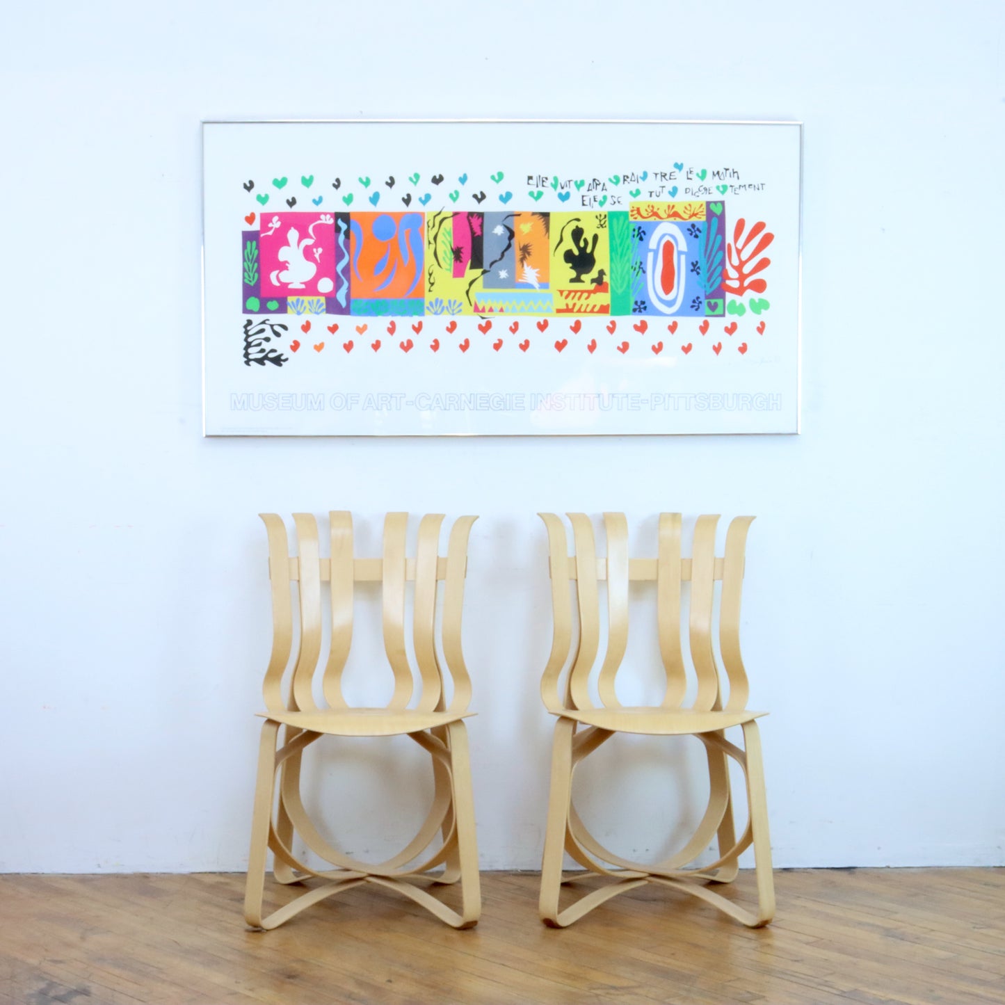 Large 1974 Matisse Exhibition Screen Print
