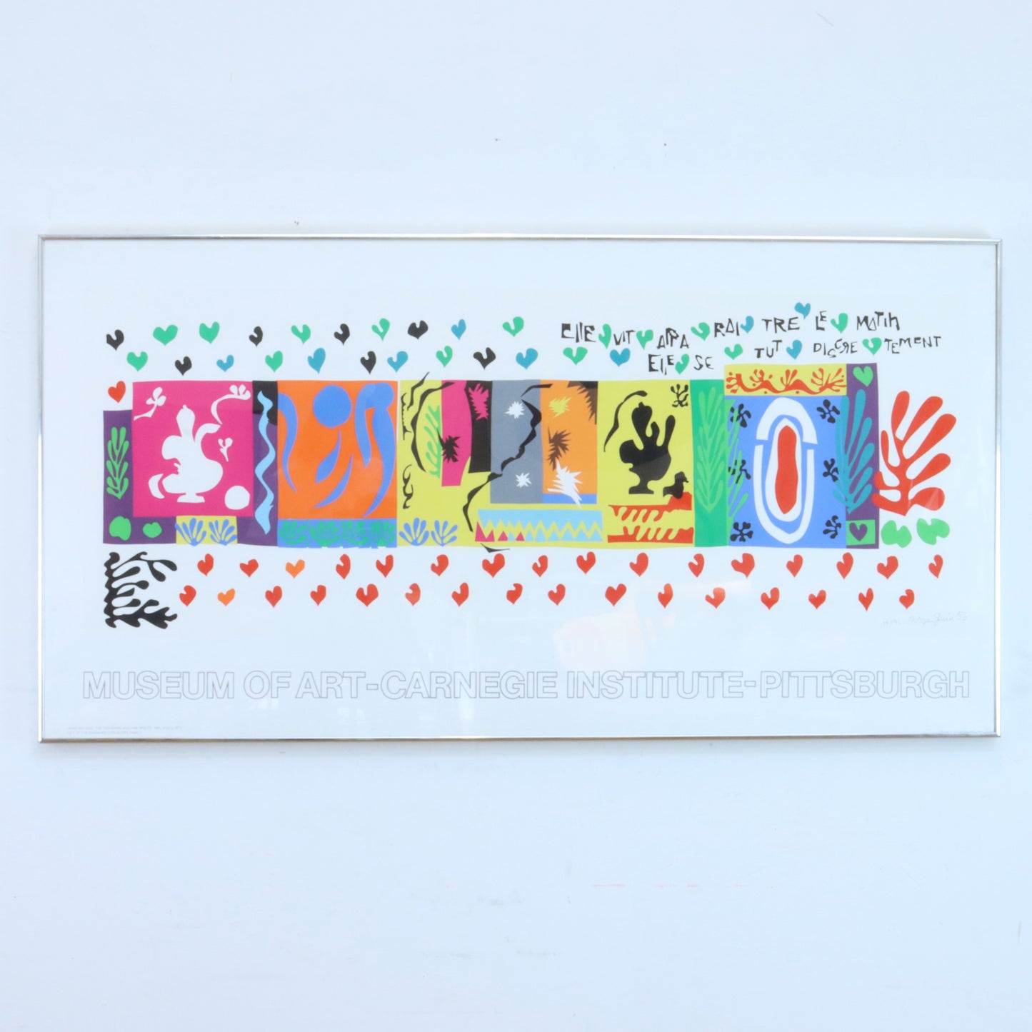 Large 1974 Matisse Exhibition Screen Print