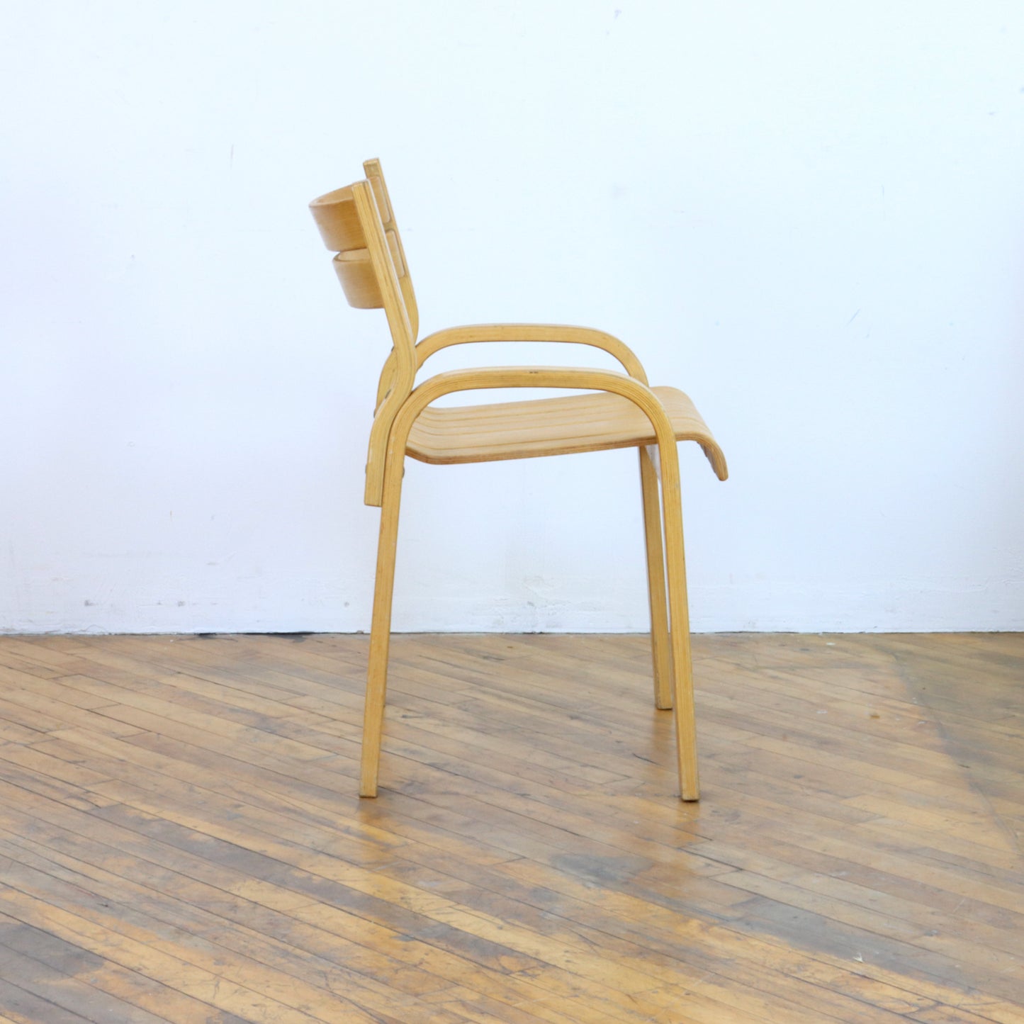 Unusual Vintage Molded Plywood Dining Chairs