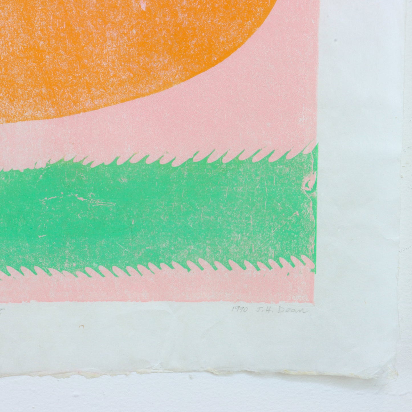 1990 Relief Print by Joyce Dean