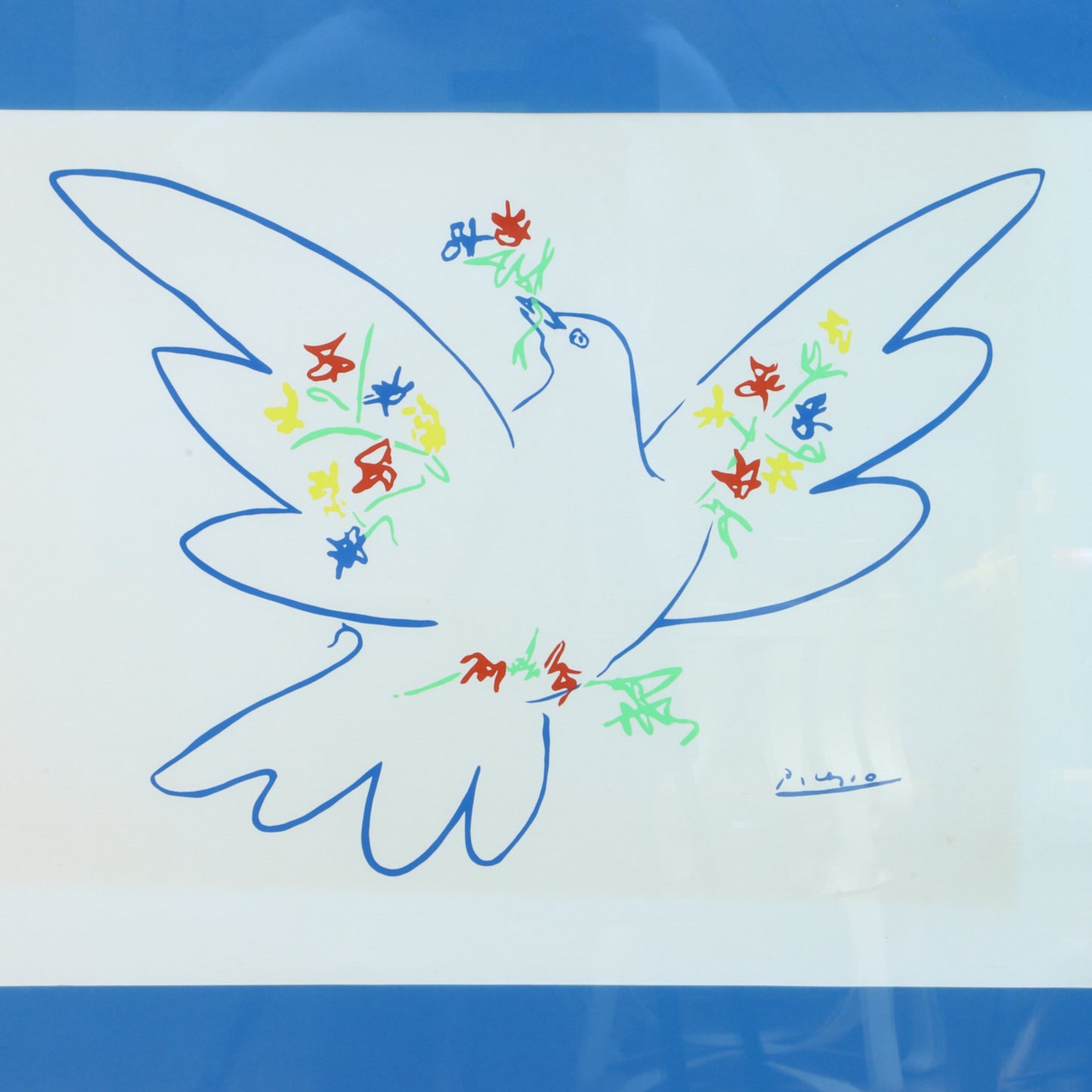 Vintage Picasso "Dove of Peace" Screenprint
