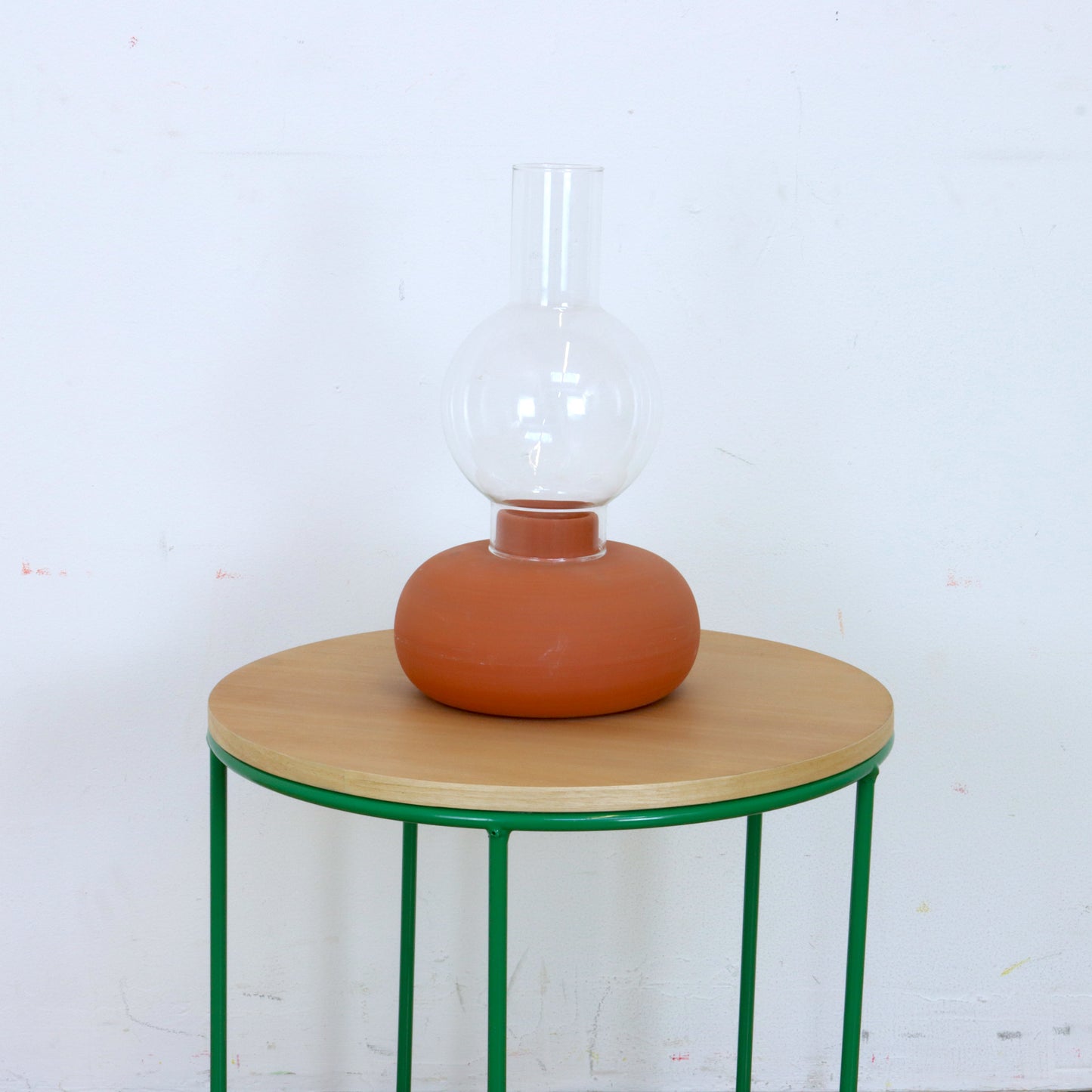 Bortner and Bortner Terra Cotta Candle Holder