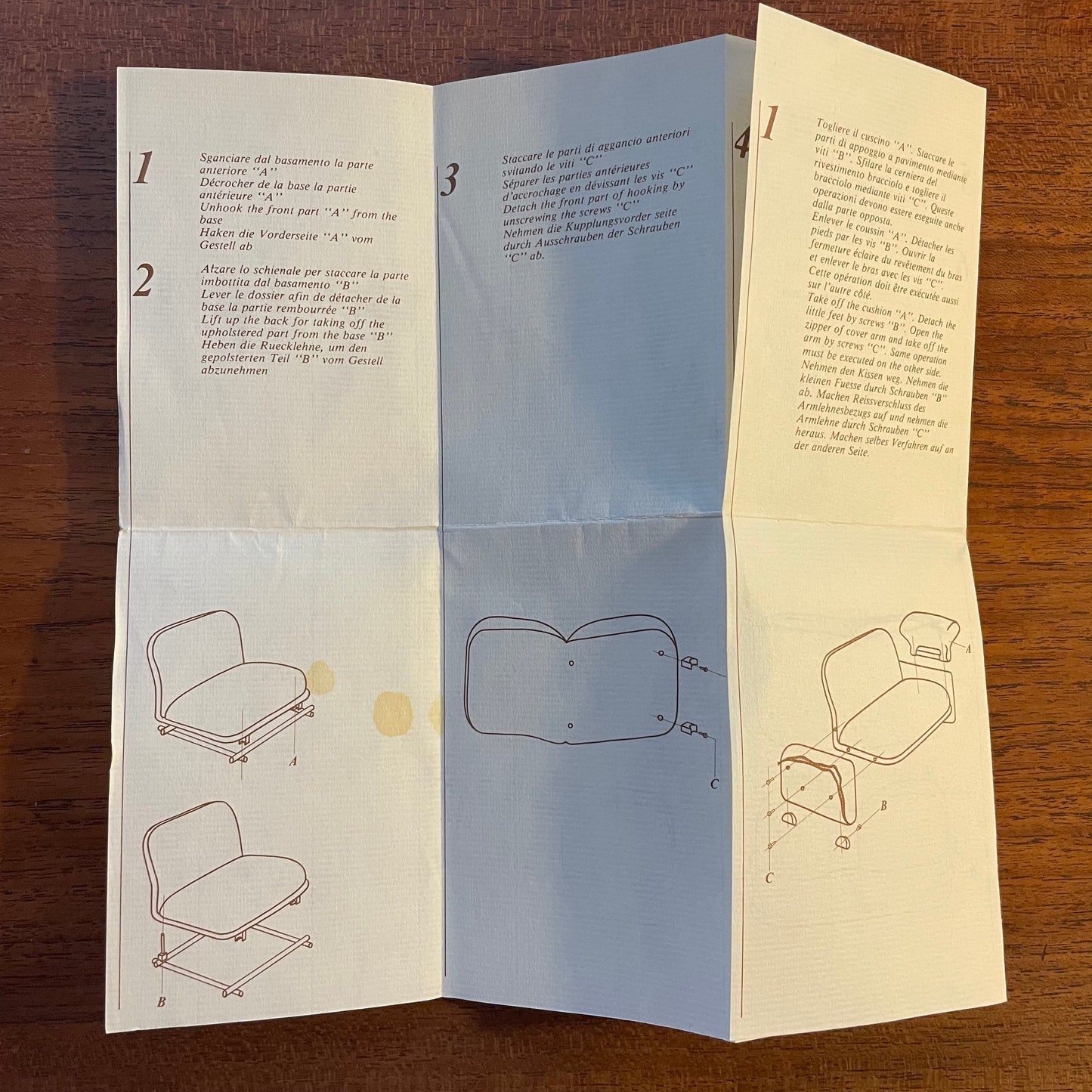 1970s Brunati "Yo-Yo' Sofa