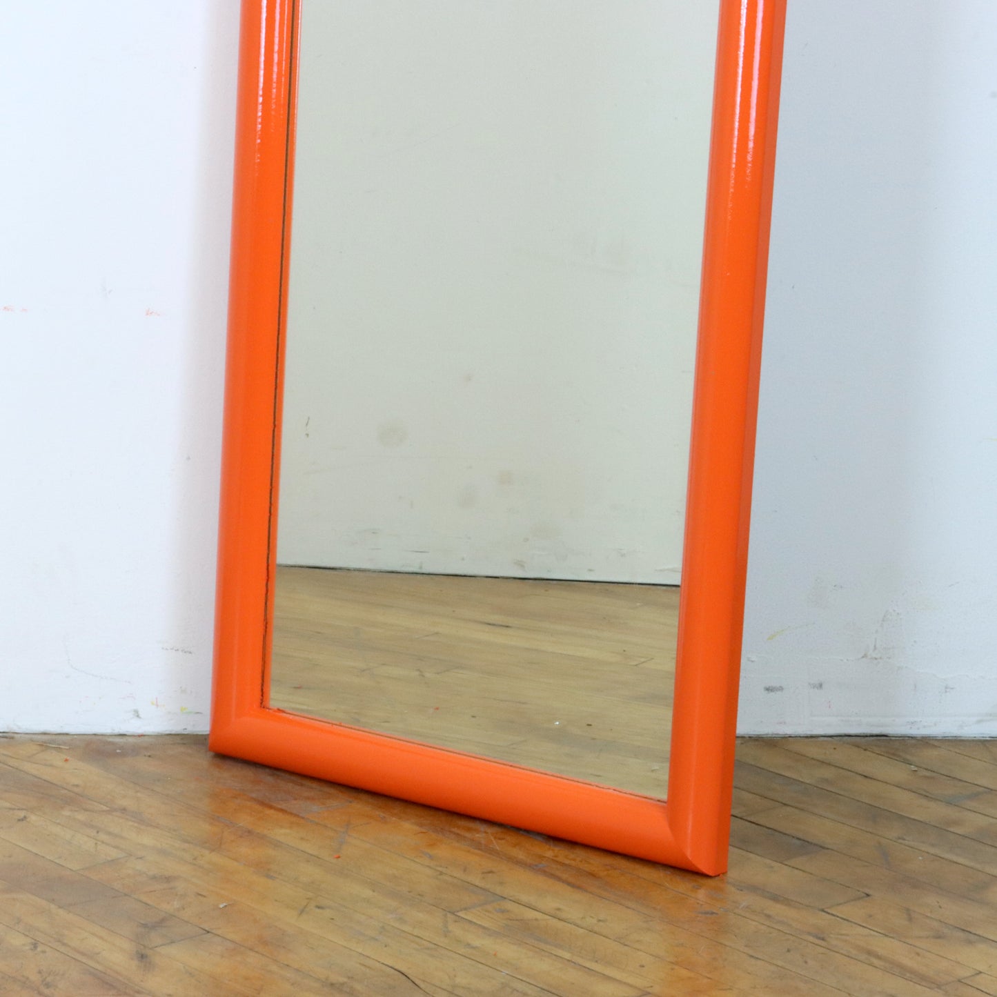 1980s Orange Mirror
