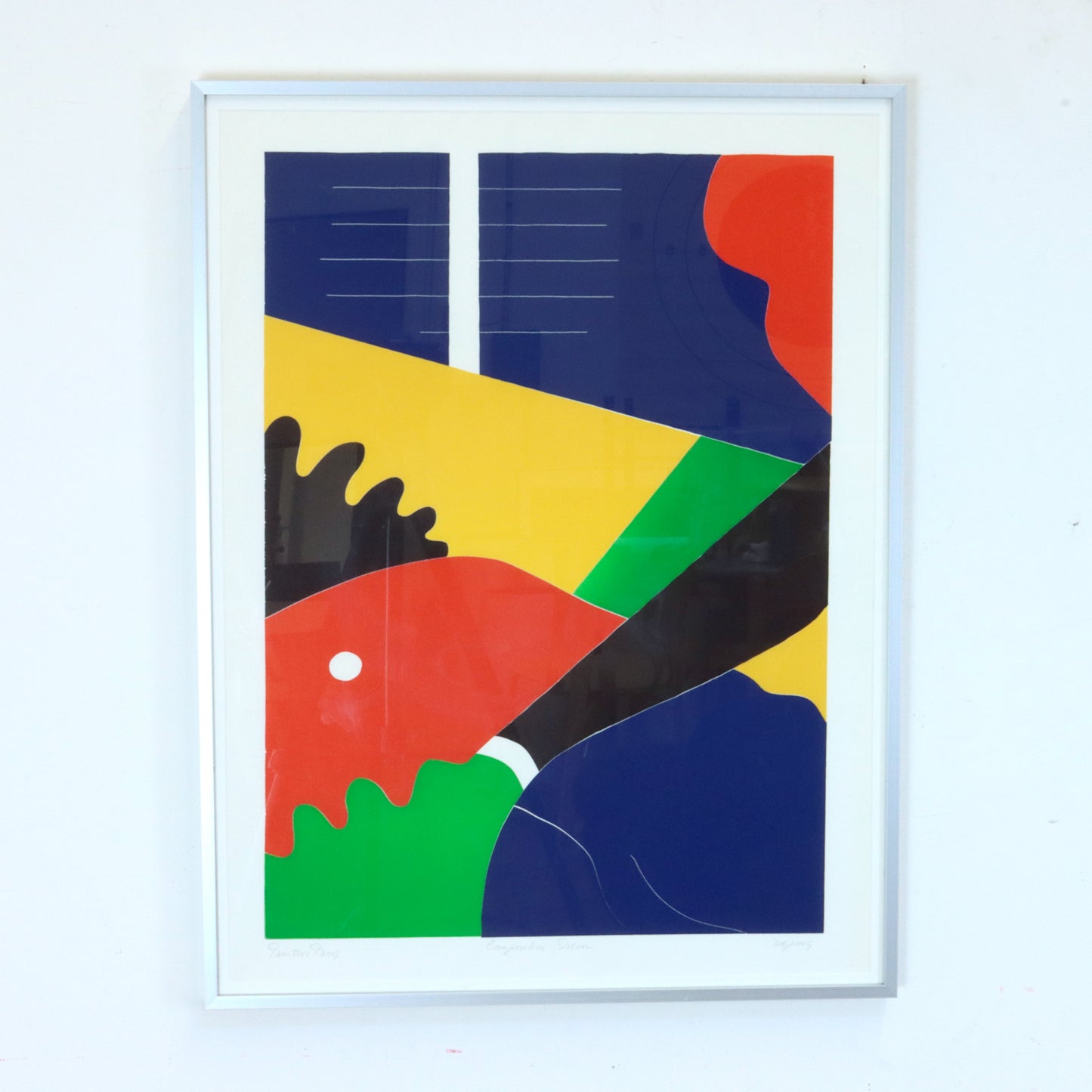 1970s Relief Print by Thom De Jong