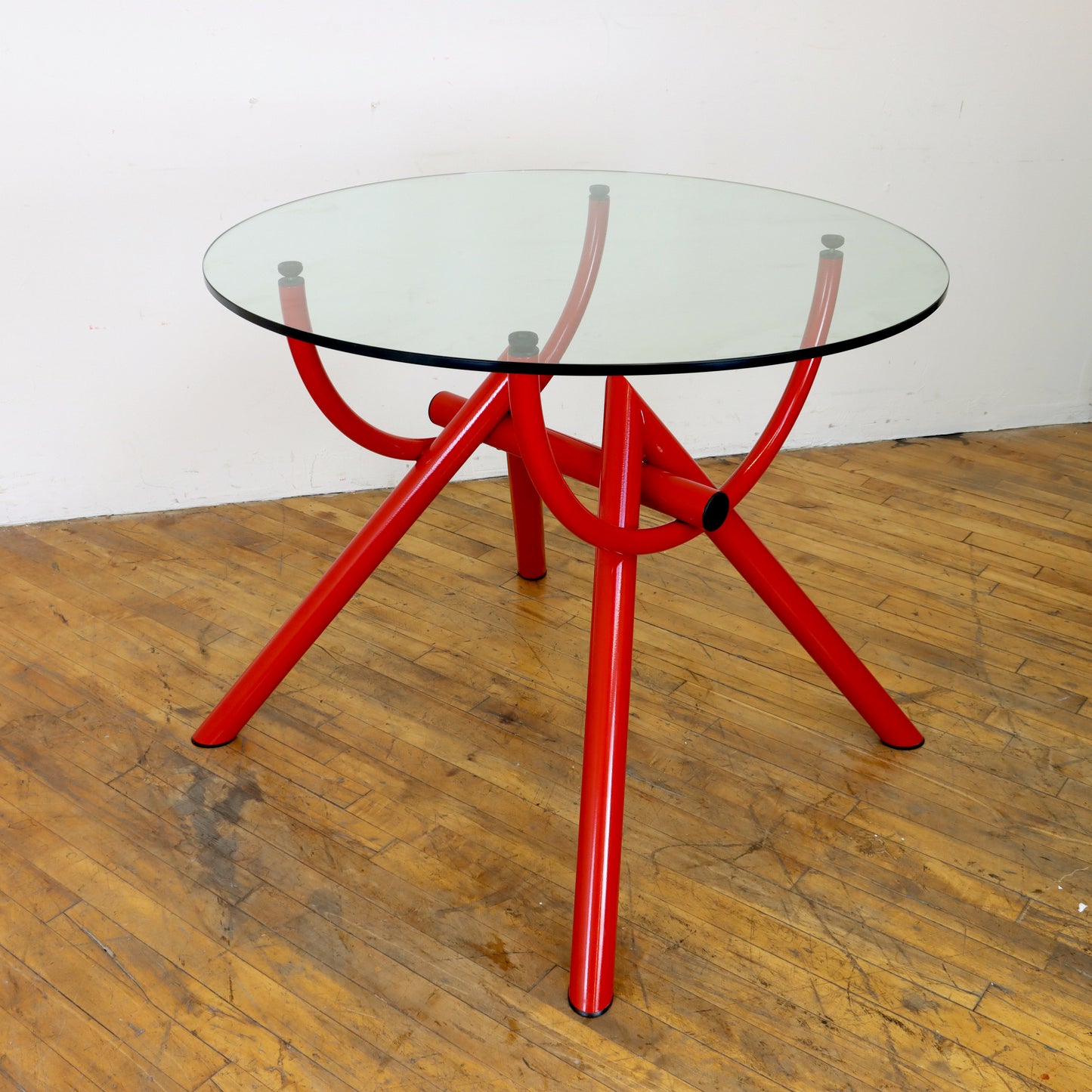 1980s Postmodern Tubular Dining Table