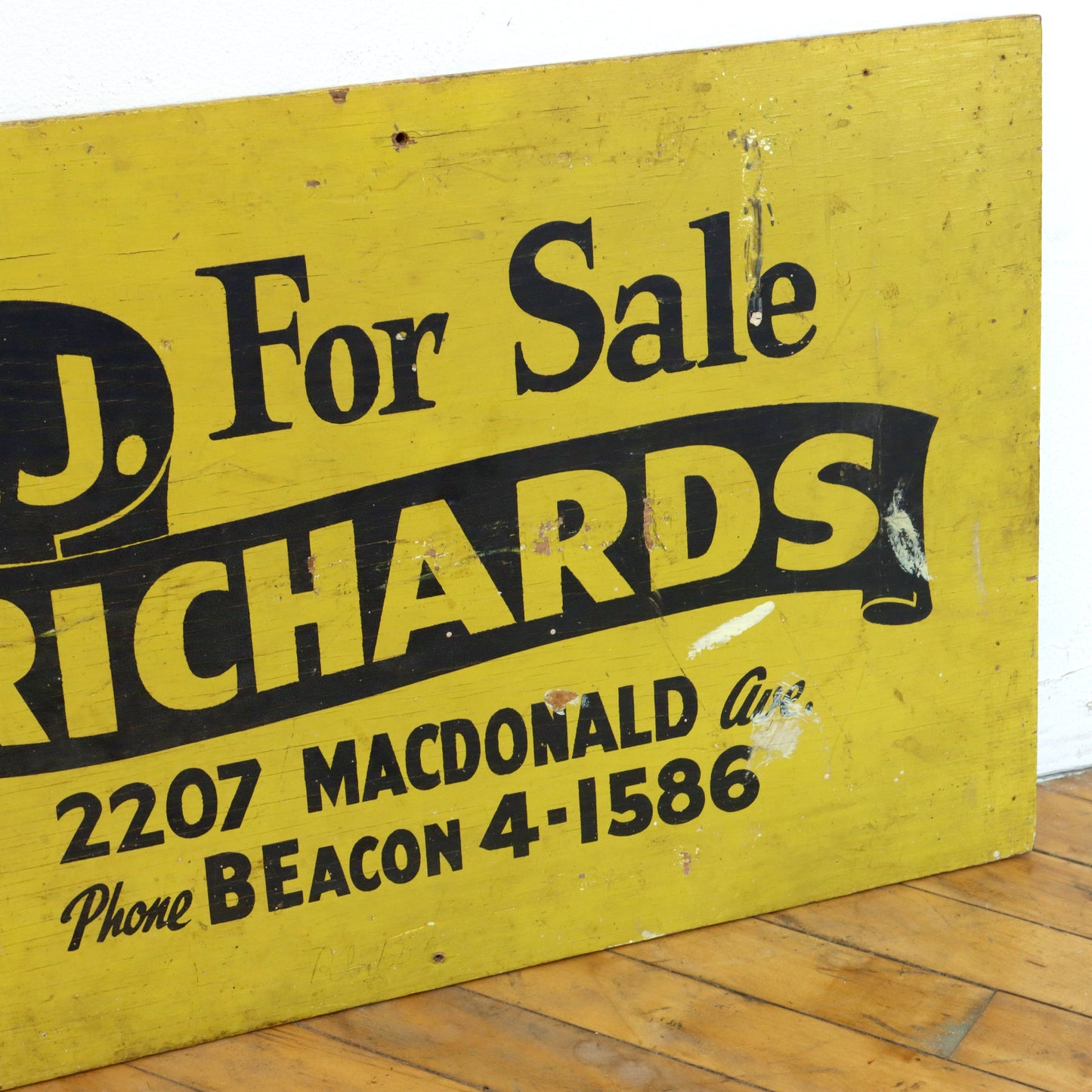 Mid Century Realtor "For Sale" Sign
