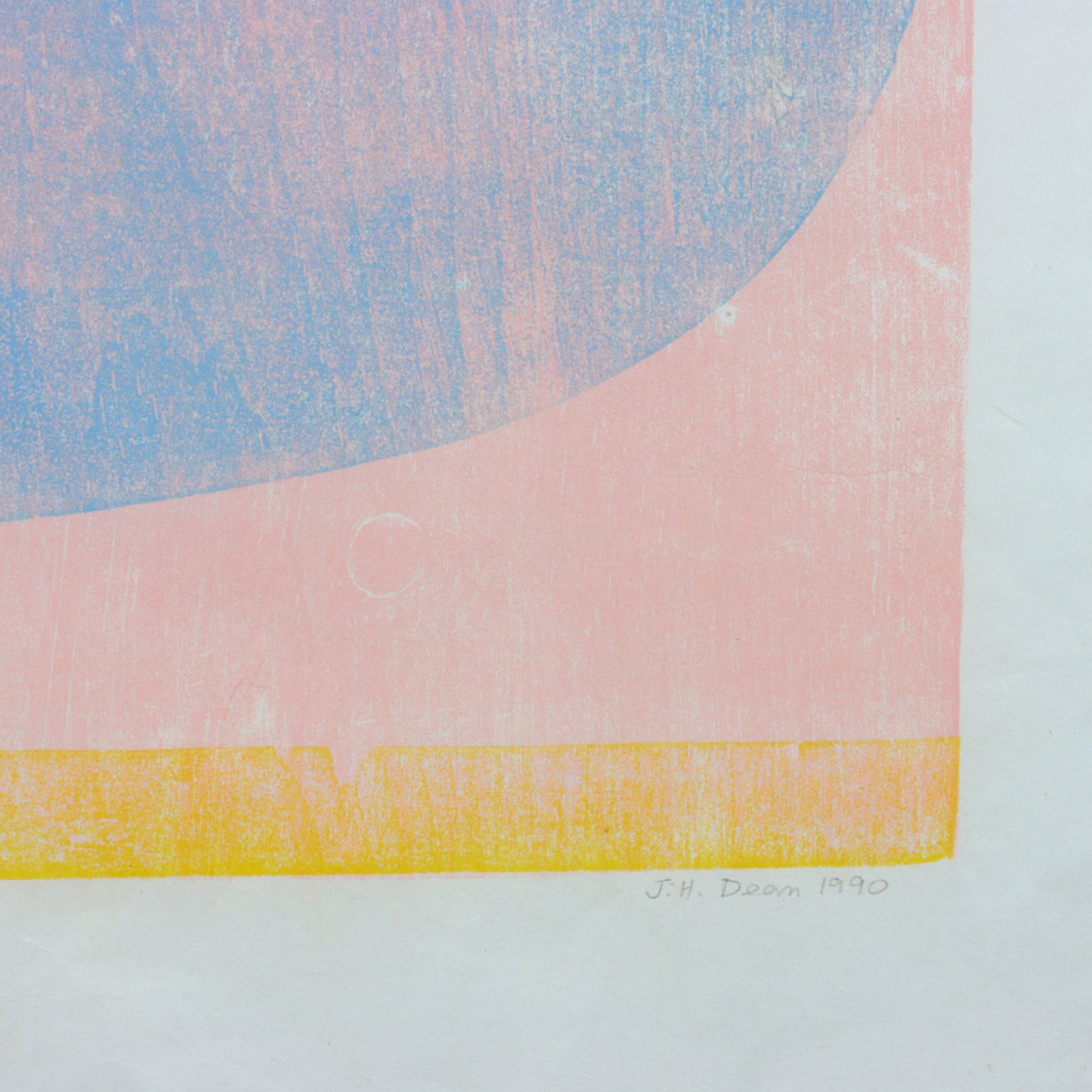 1990 Relief Print by Joyce Dean