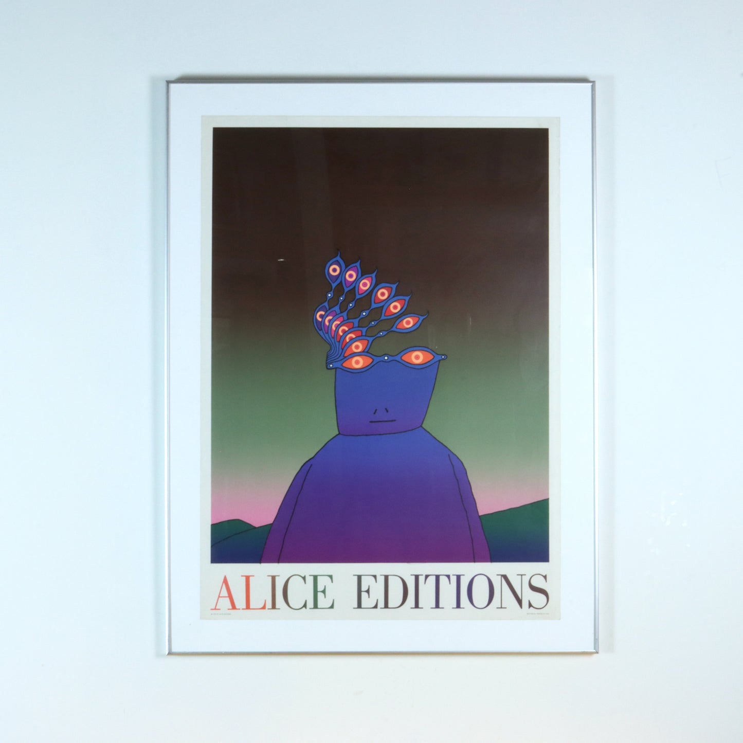 Original 1974 Jean-Michel Folon Poster