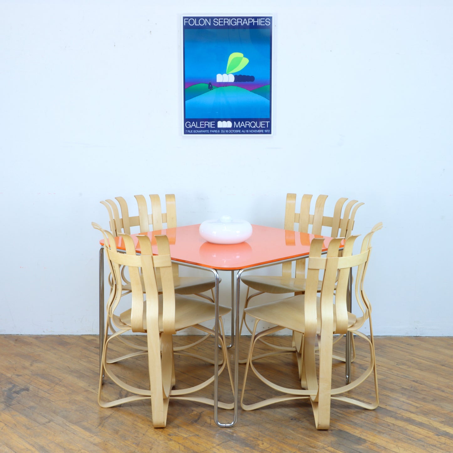 Vintage Marcel Breuer B10 Dining Table