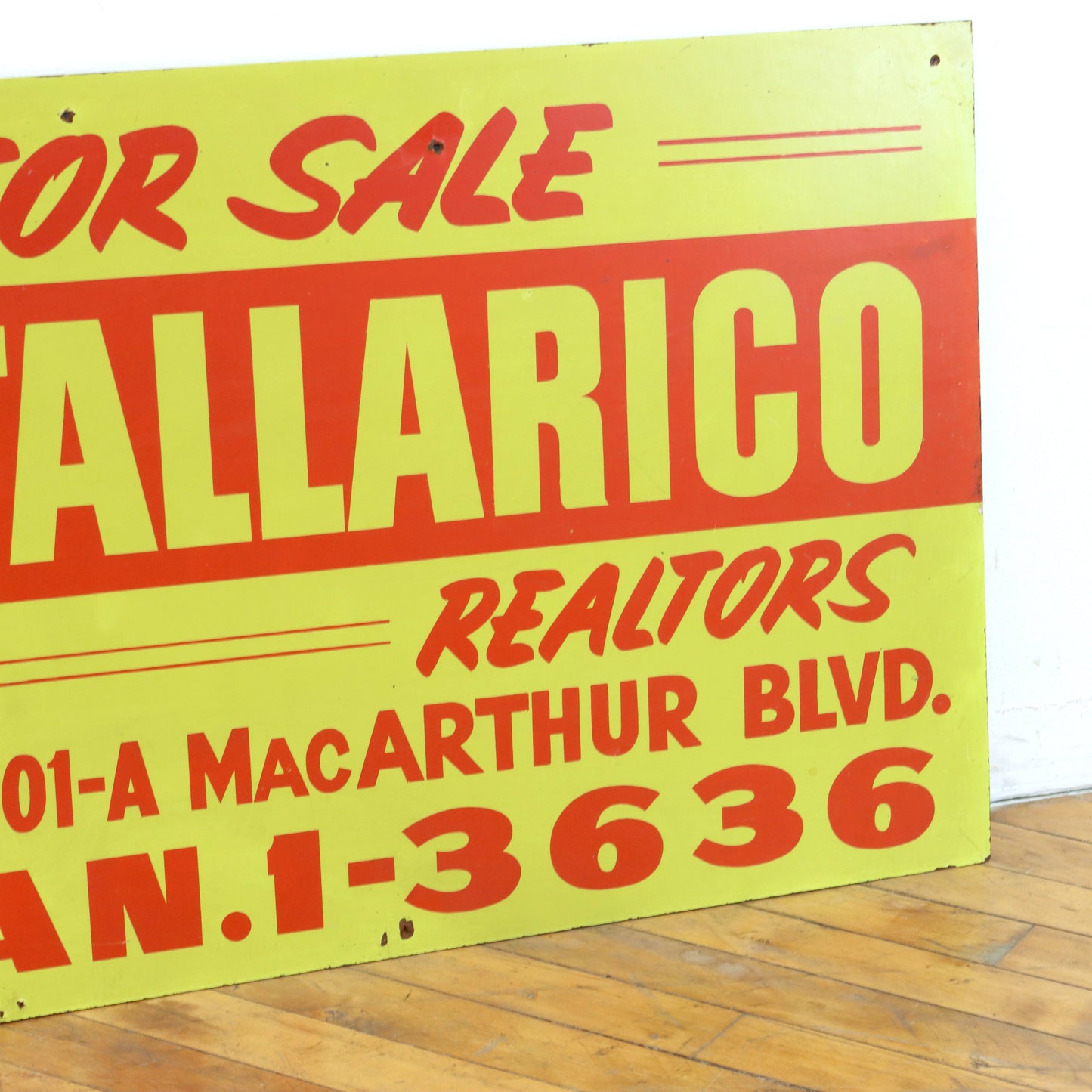 Mid Century Realtor "For Sale" Sign