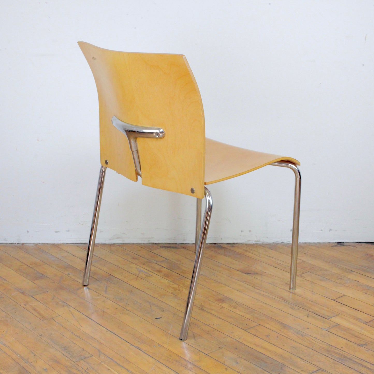 Set of 4 Postmodern Molded Ply Dining Chairs