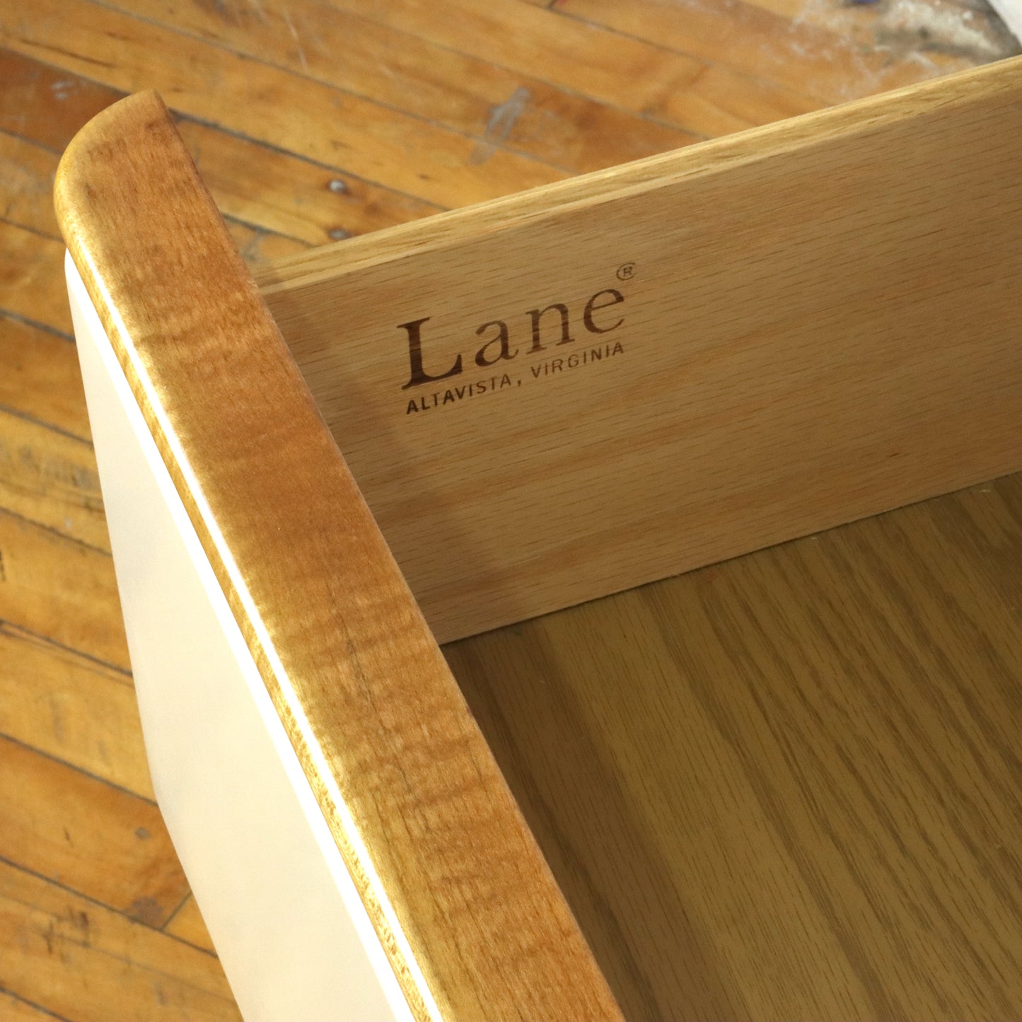 1980s Lane Lacquered Lowboy Dresser