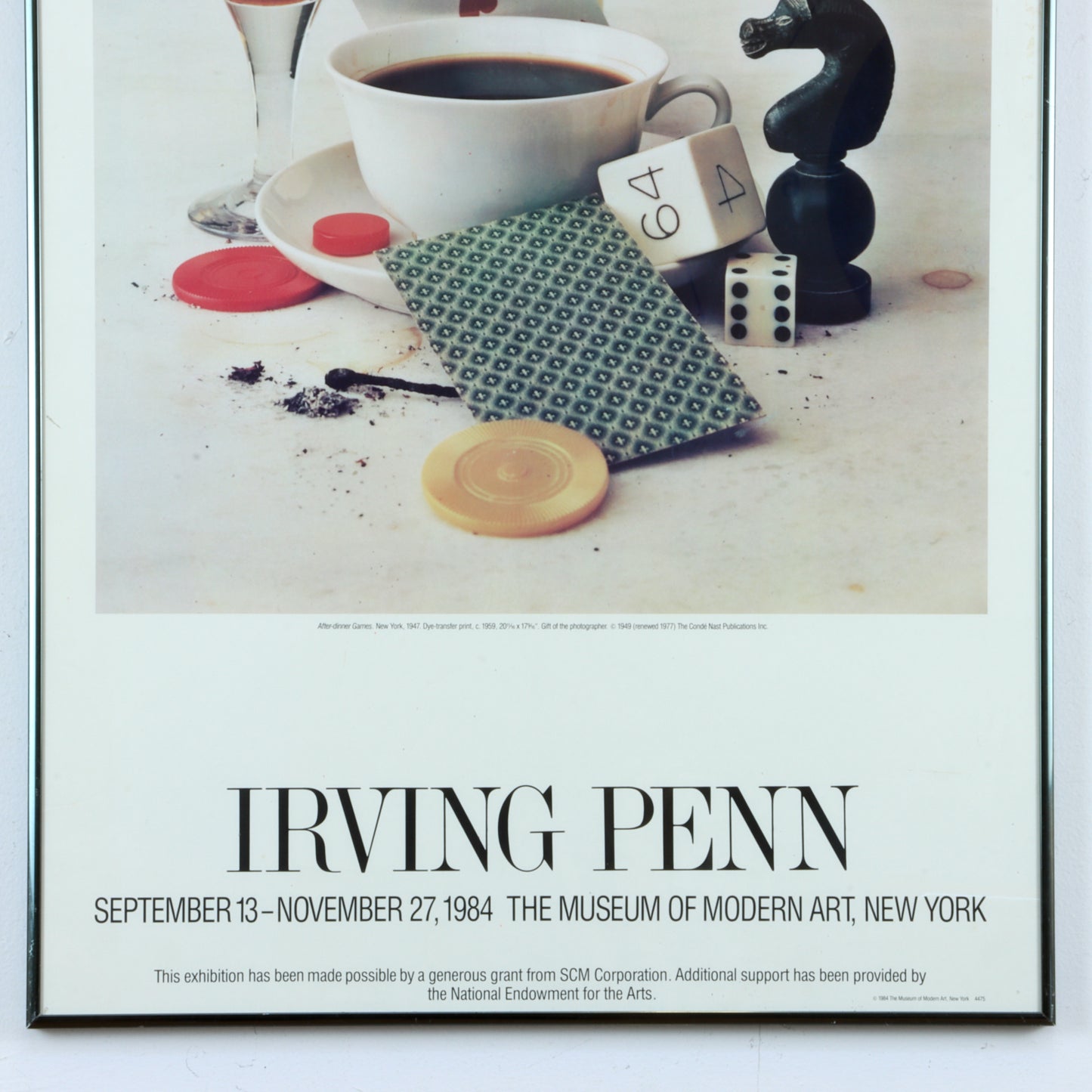1984 Irving Penn Exhibition Poster