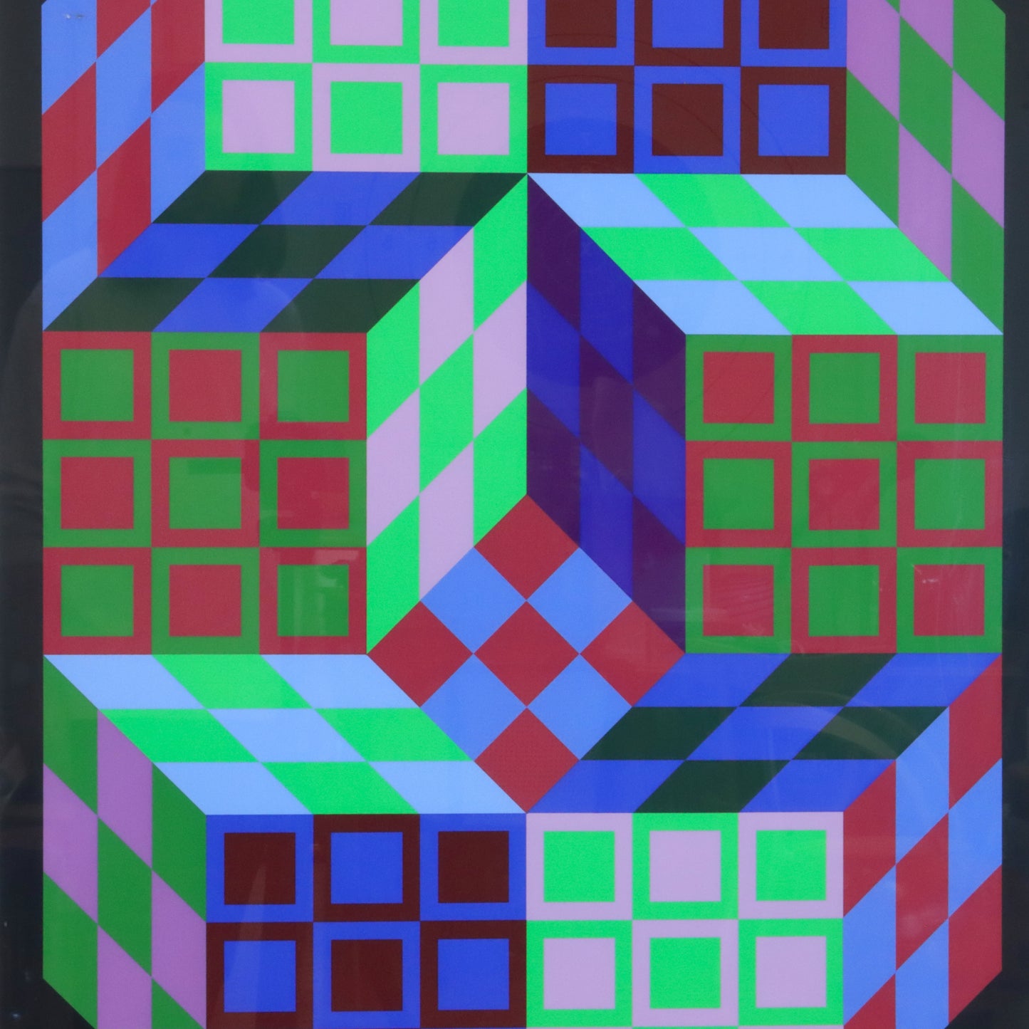 1980 Victor Vasarely Screen Print