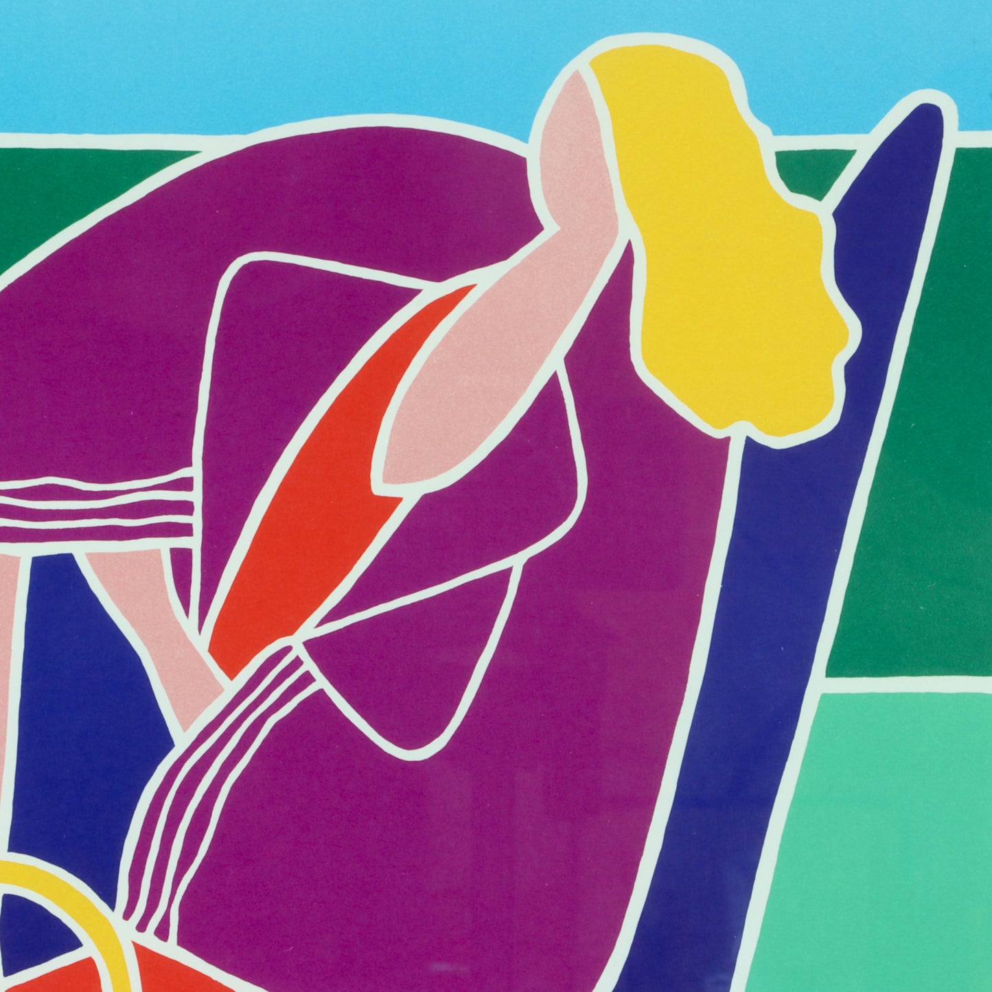 1980s Dan May Exhibition Poster