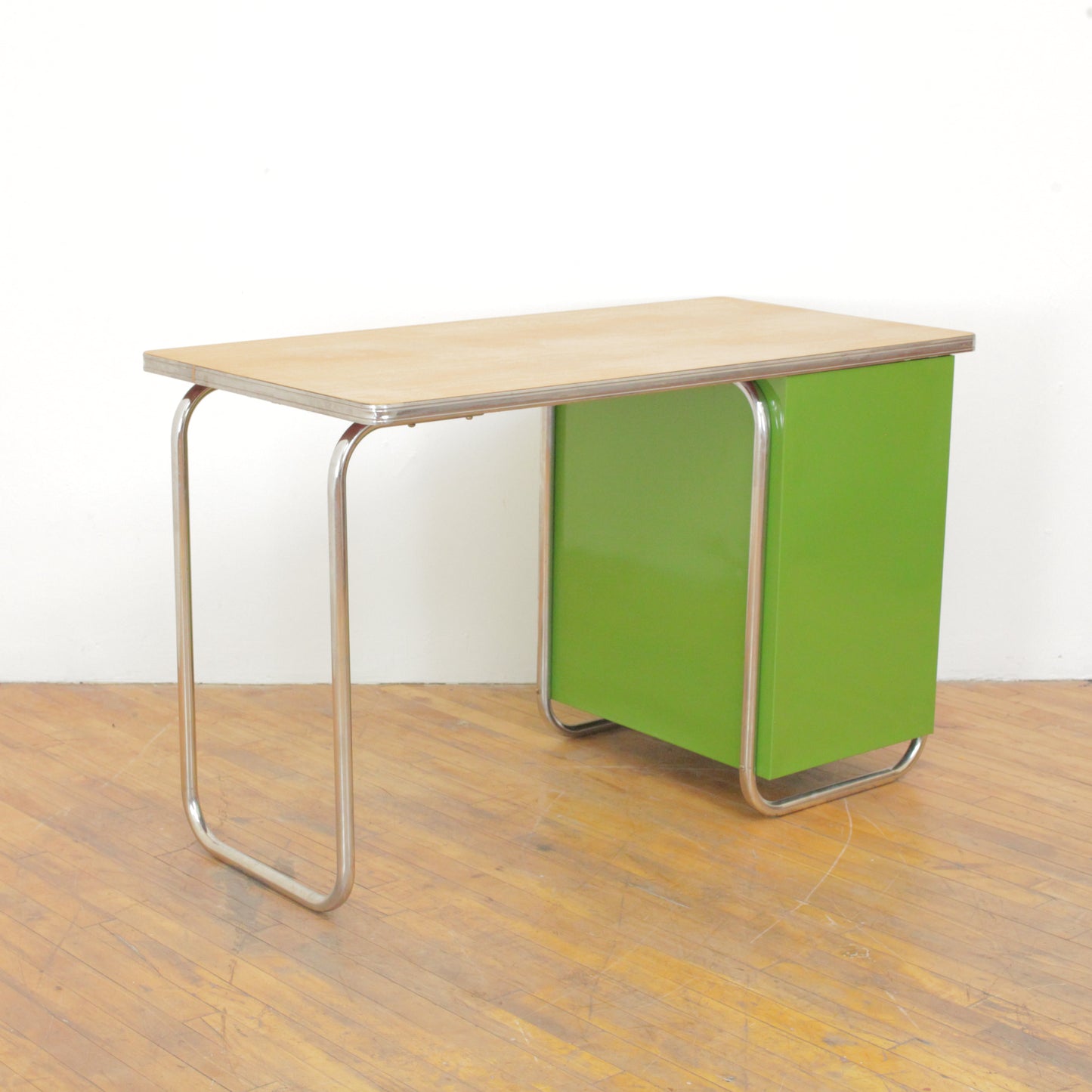 1950s Tubular Steel Desk