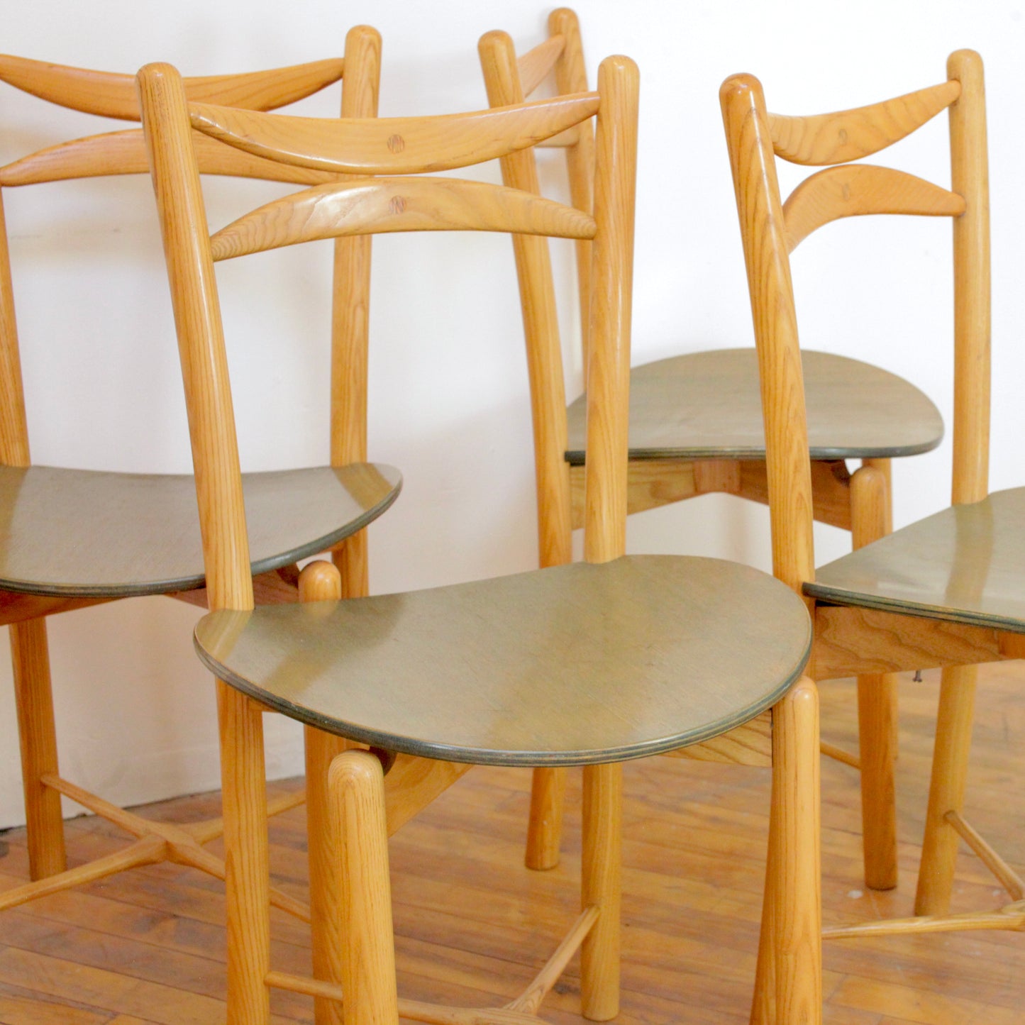 Vintage Italian Dining Chairs-Set of 4