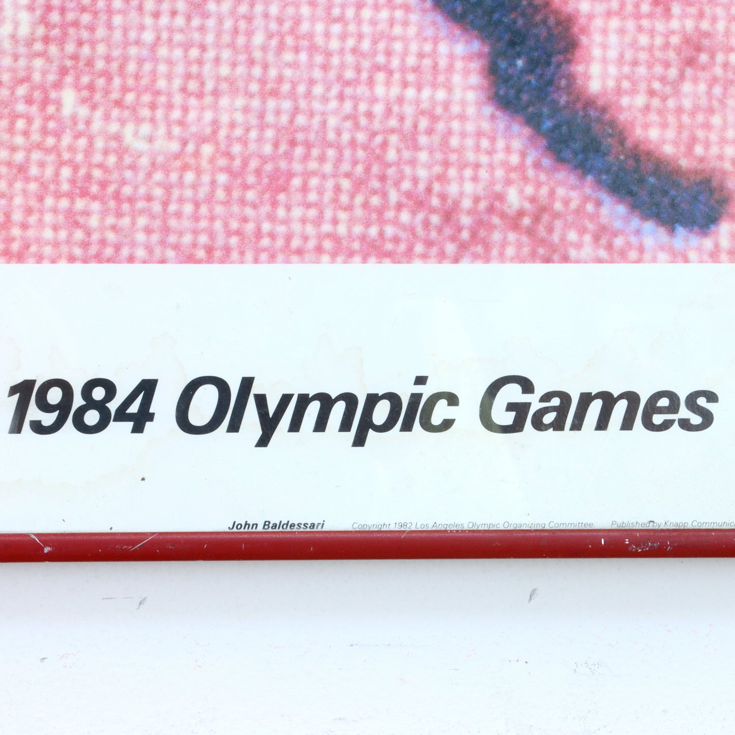 1984 Olympics Poster by John Baldessari